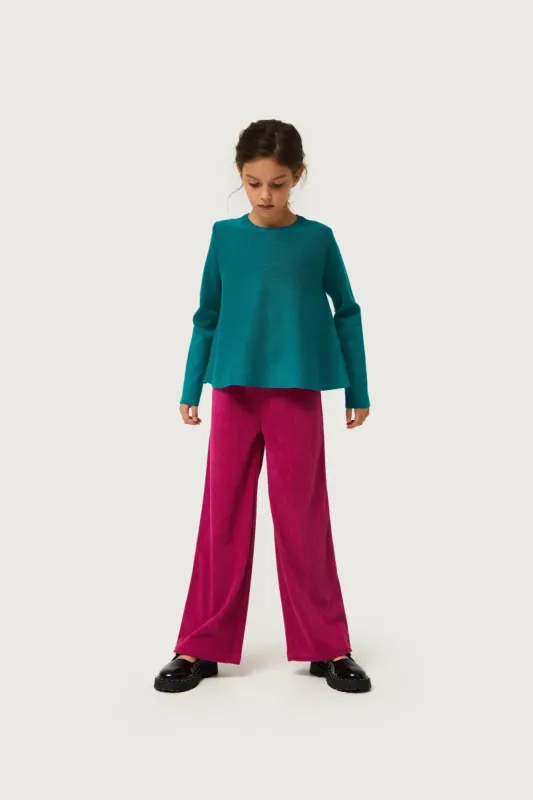 Jersey de niña evasé verde sold by Compania Fantasica