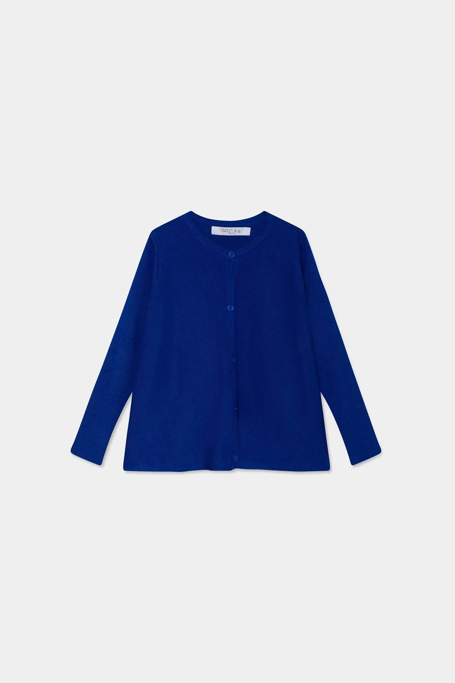 Cárdigan de niña de punto evasé azul sold by Compania Fantasica product image thumbnail 2