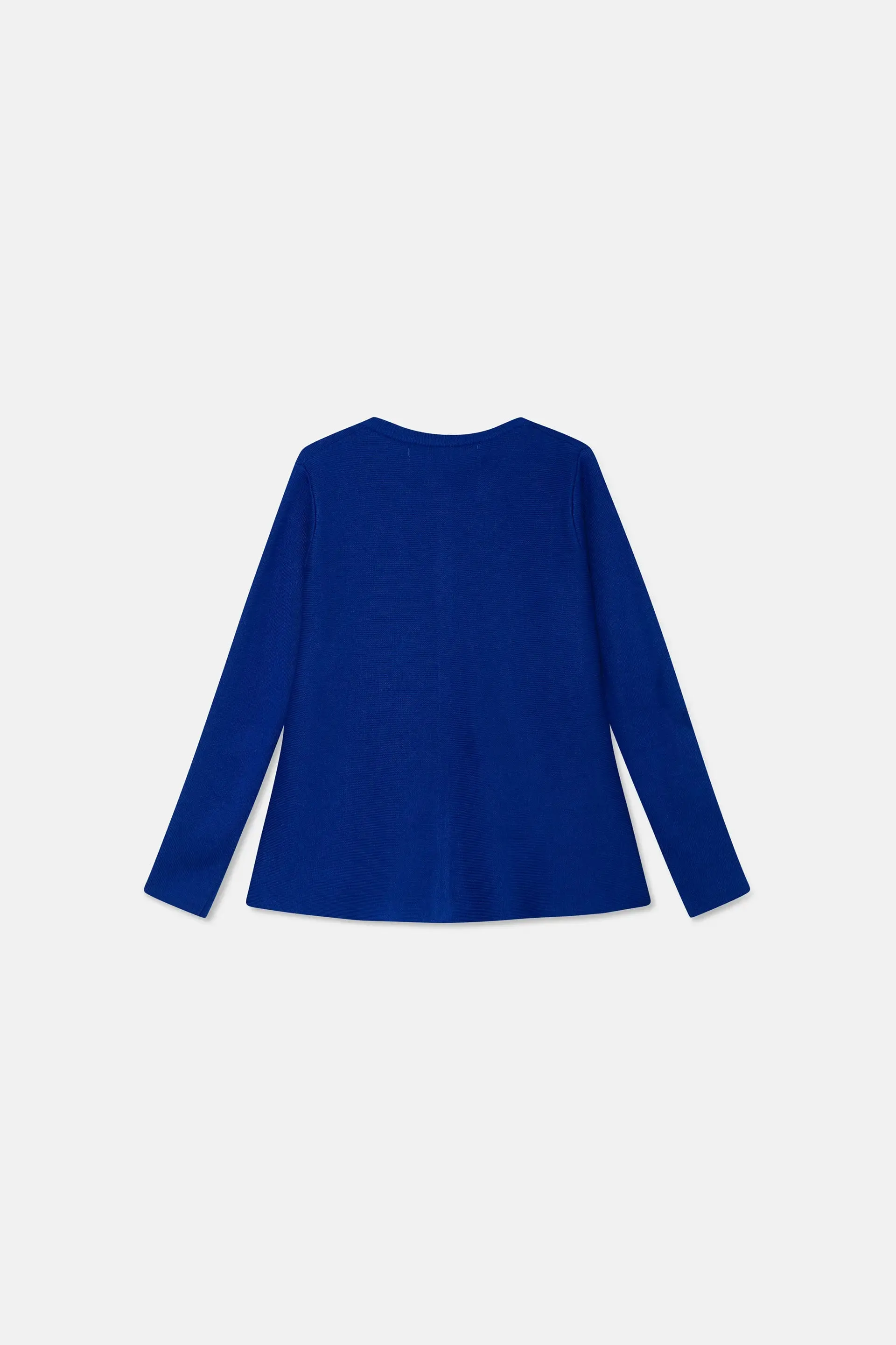 Cárdigan de niña de punto evasé azul sold by Compania Fantasica product image thumbnail 5