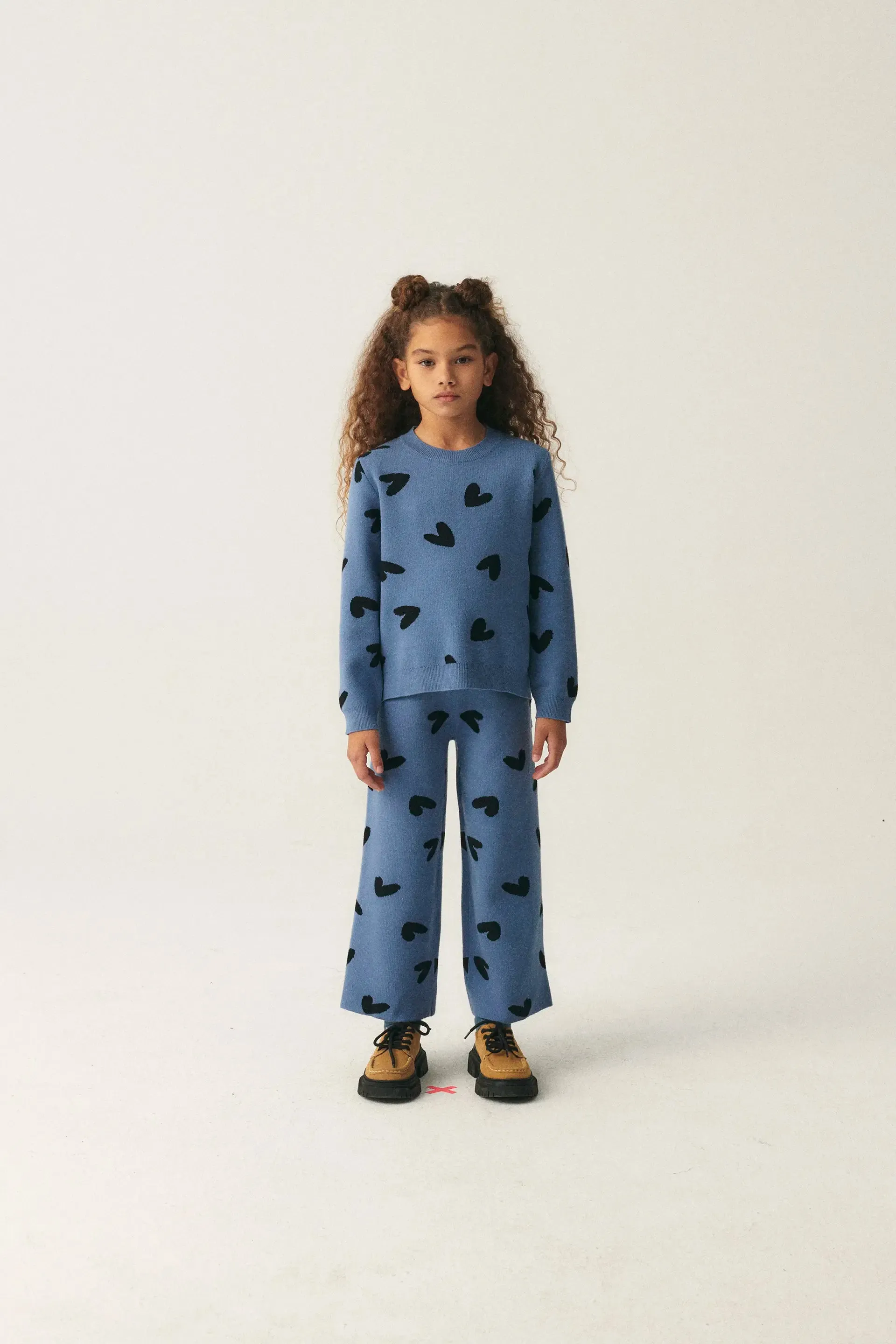 Jersey de niña de punto con estampado de corazones sold by Compania Fantasica product image thumbnail 5