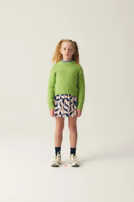 Jersey unisex crop de punto verde sold by Compania Fantasica