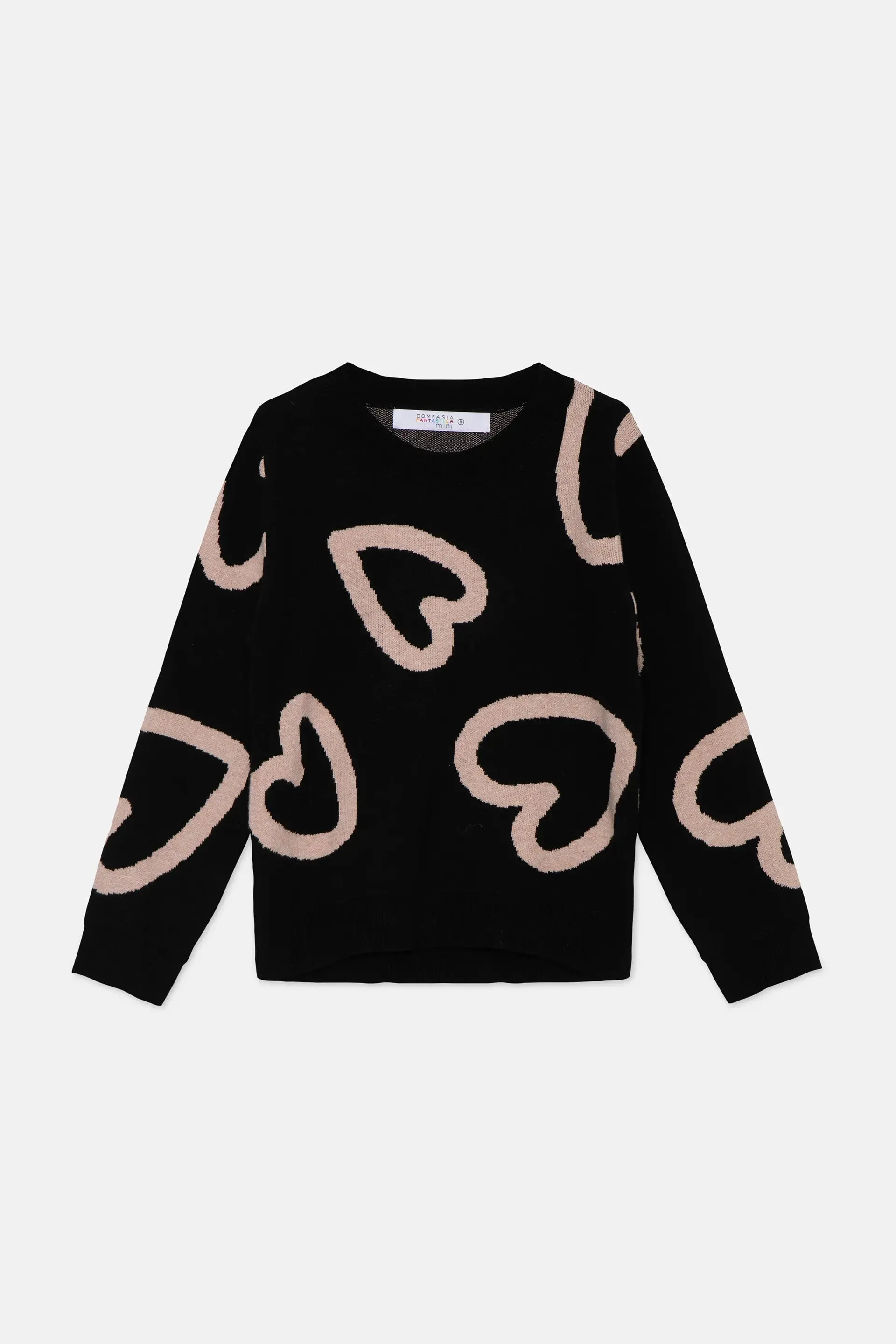 Jersey unisex de punto con estampado de corazones sold by Compania Fantasica product image thumbnail 2