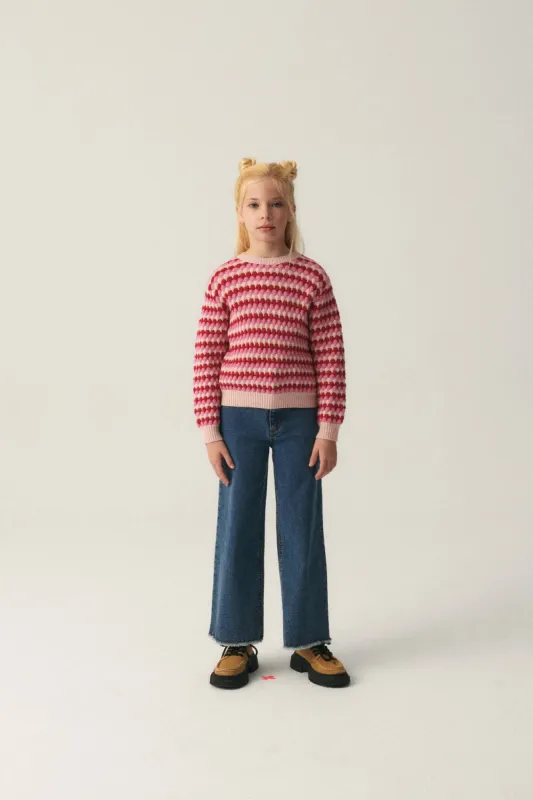Jersey unisex de punto con estructura rosa sold by Compania Fantasica