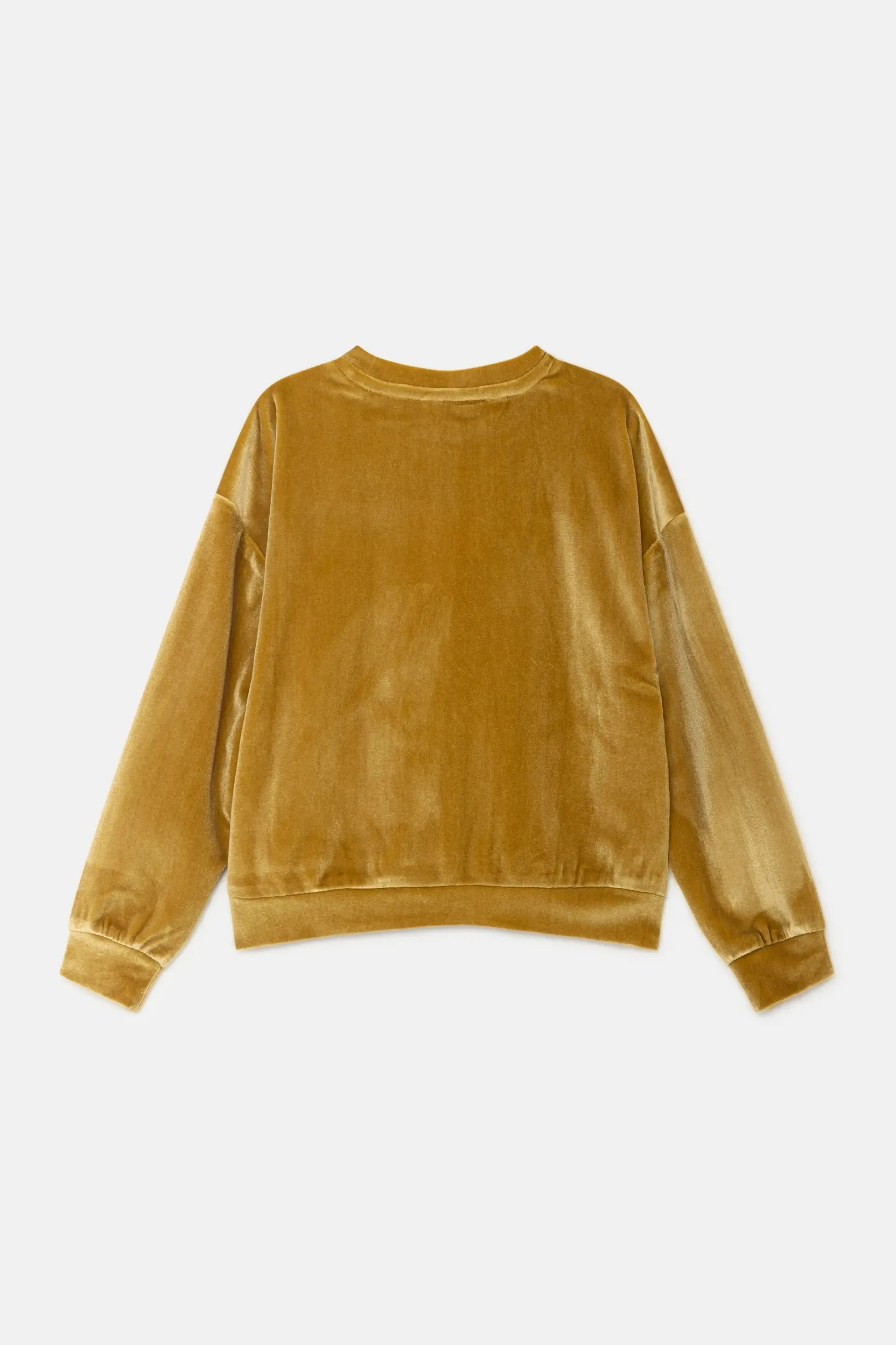 Sudadera unisex en terciopelo amarillo sold by Compania Fantasica product image thumbnail 5