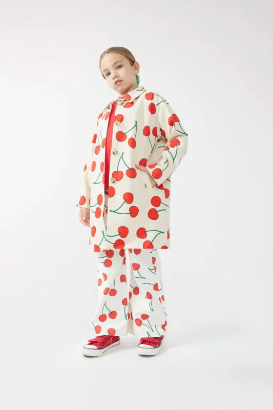 Gabardina unisex estampado cerezas sold by Compania Fantasica