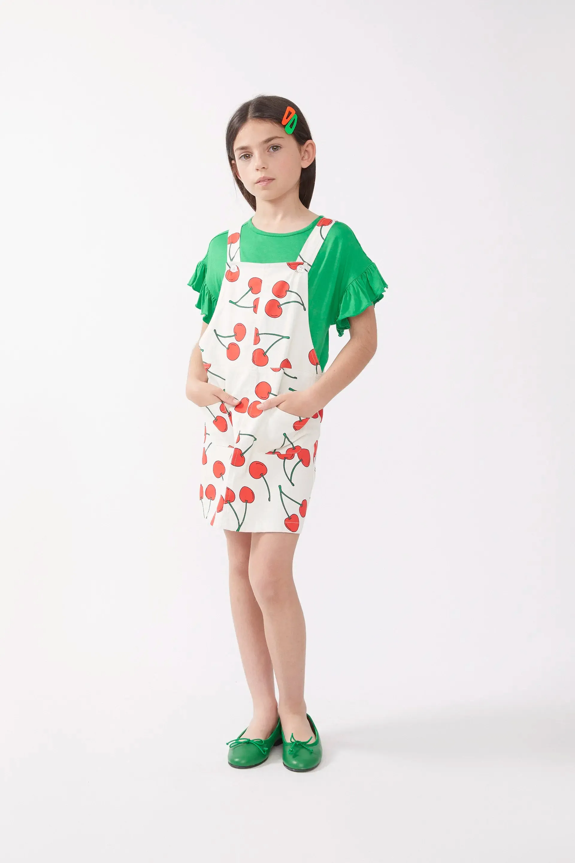 Pichi de niña estampado cerezas sold by Compania Fantasica