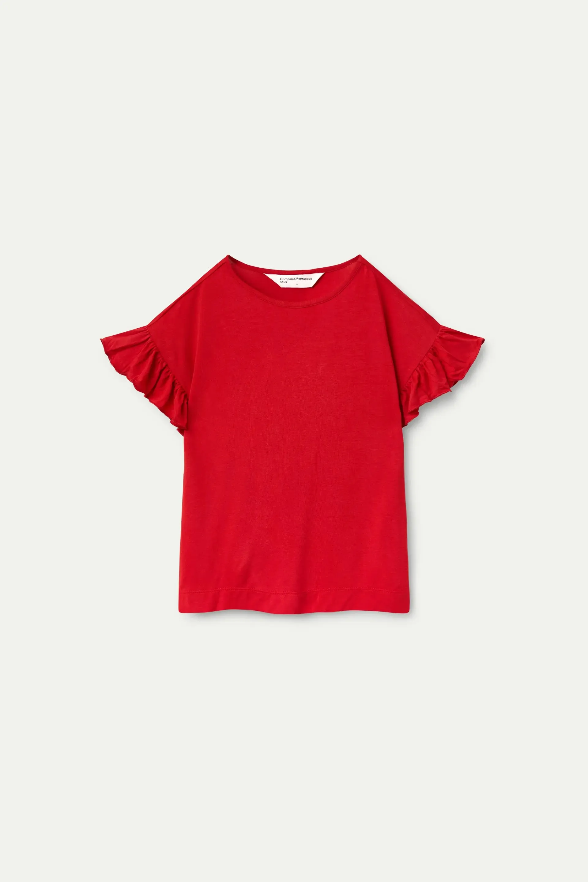 Top de niña con volantes rojo sold by Compania Fantasica product image thumbnail 2
