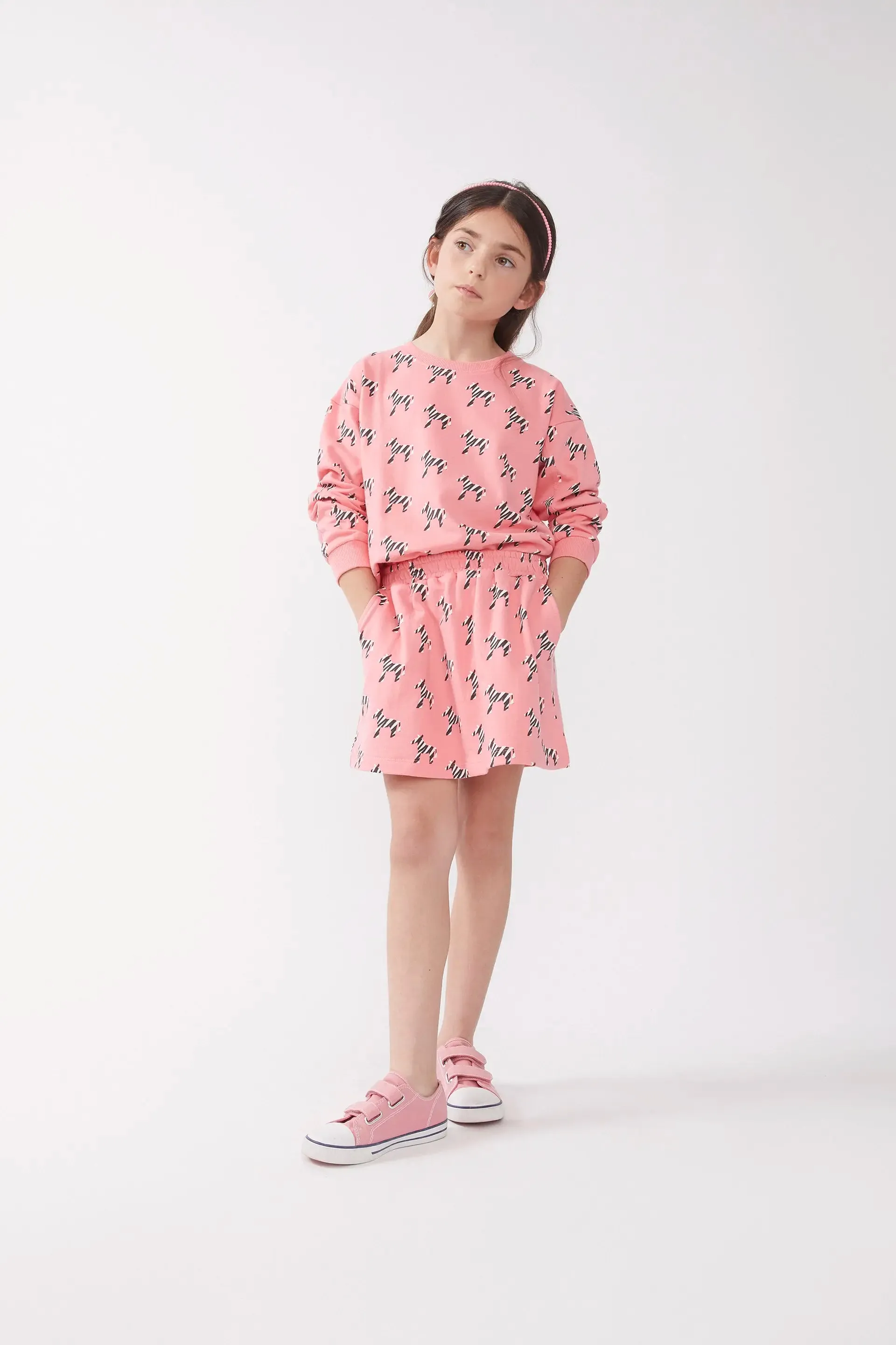 Falda corta de niña estampado Safari sold by Compania Fantasica product image thumbnail 5