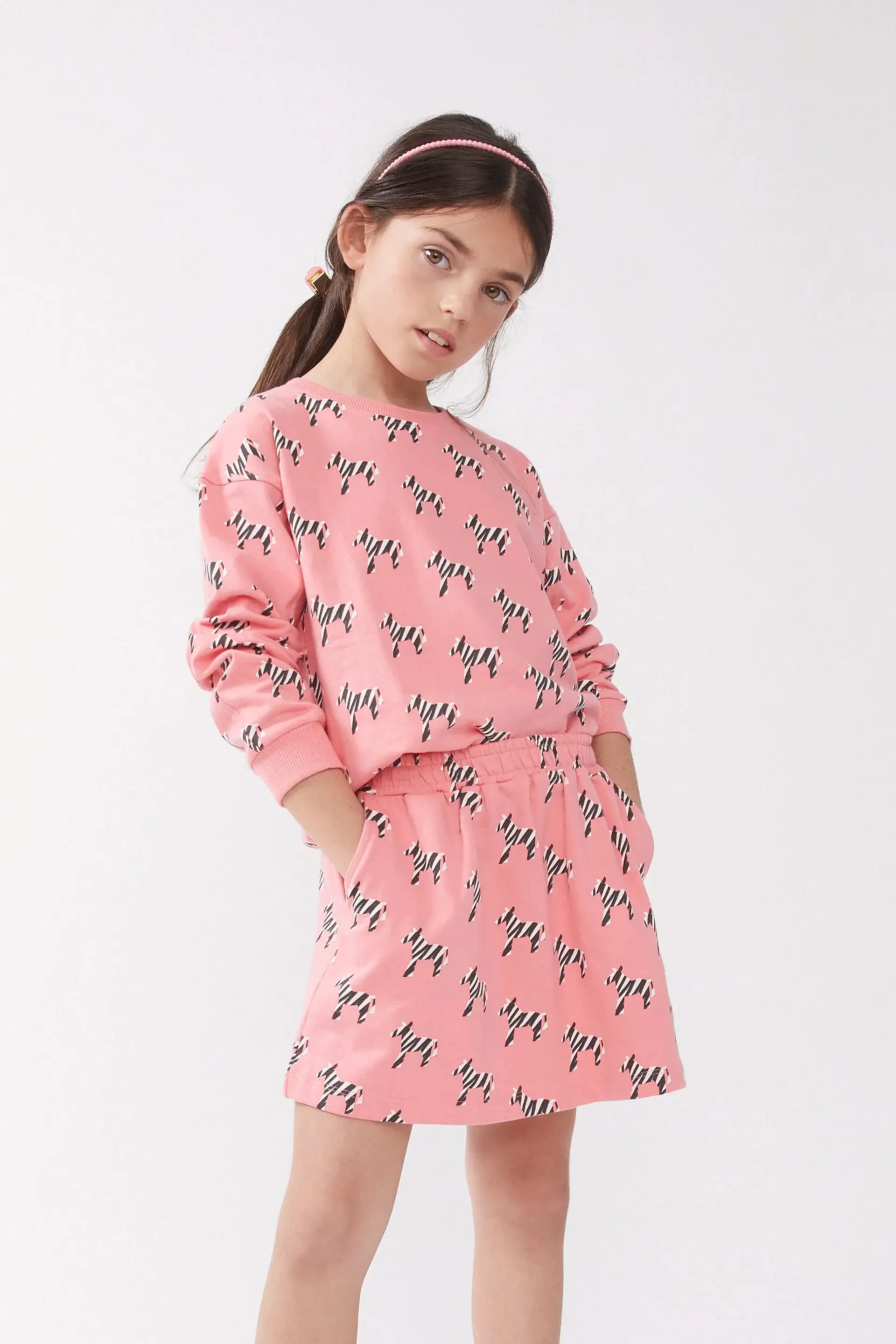 Falda corta de niña estampado Safari sold by Compania Fantasica product image thumbnail 4