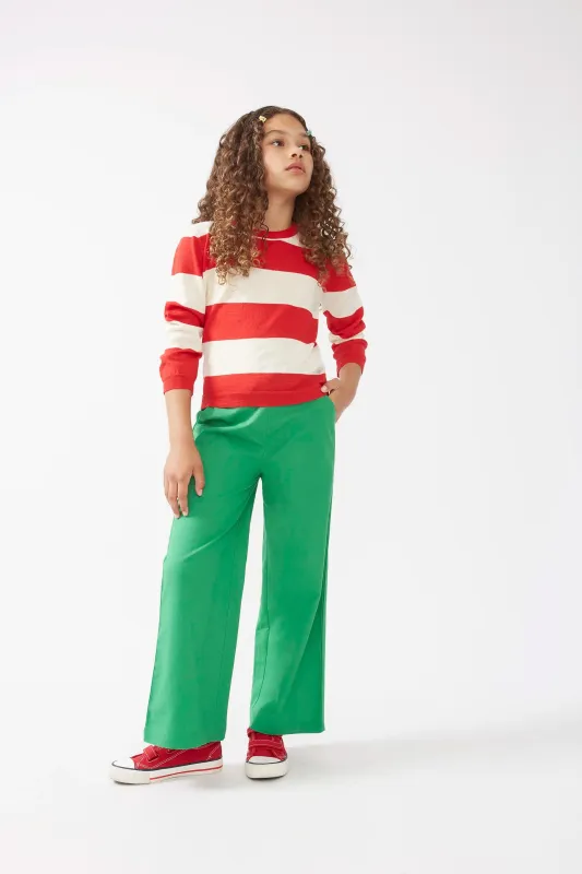 Jersey unisex estampado de rayas rojas sold by Compania Fantasica