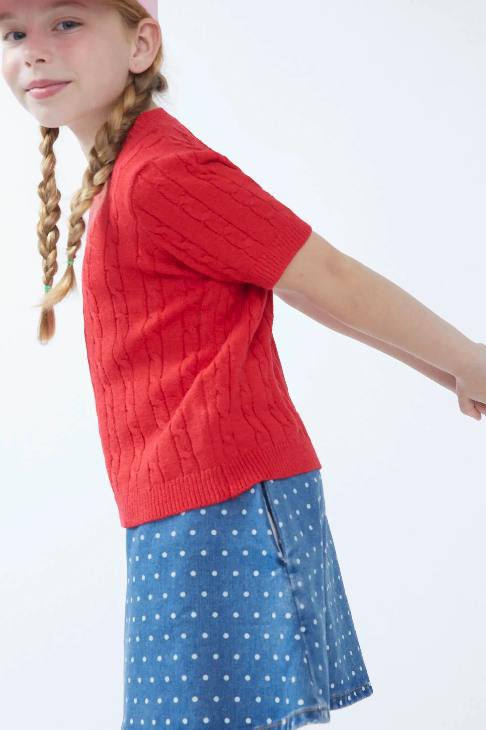 Jersey de niña manga corta rojo sold by Compania Fantasica product image thumbnail 4