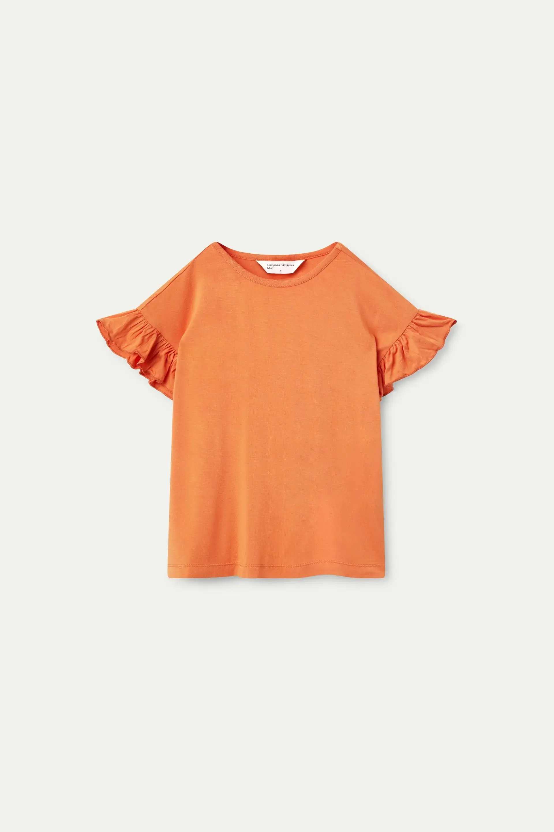 Top de niña con volantes naranja sold by Compania Fantasica product image thumbnail 2
