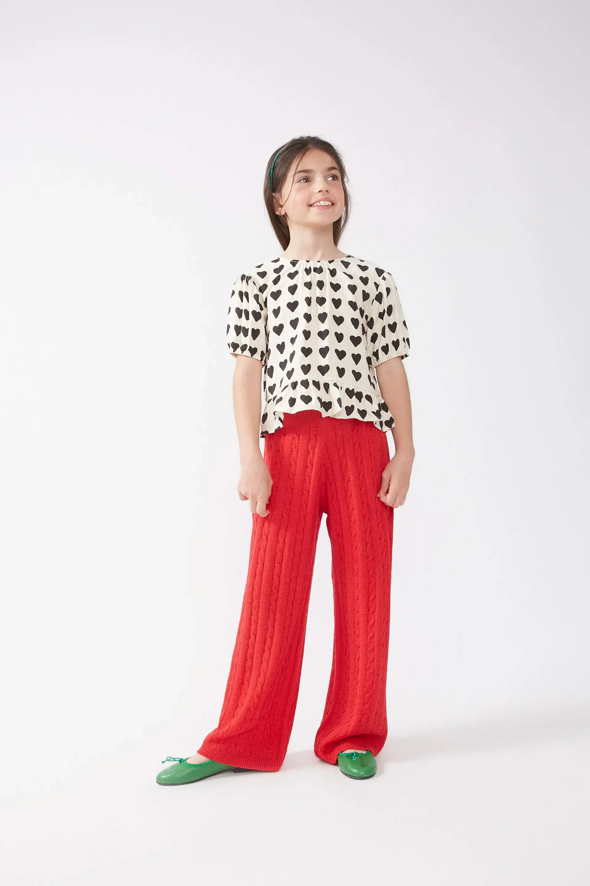 Top de niña estampado corazones sold by Compania Fantasica