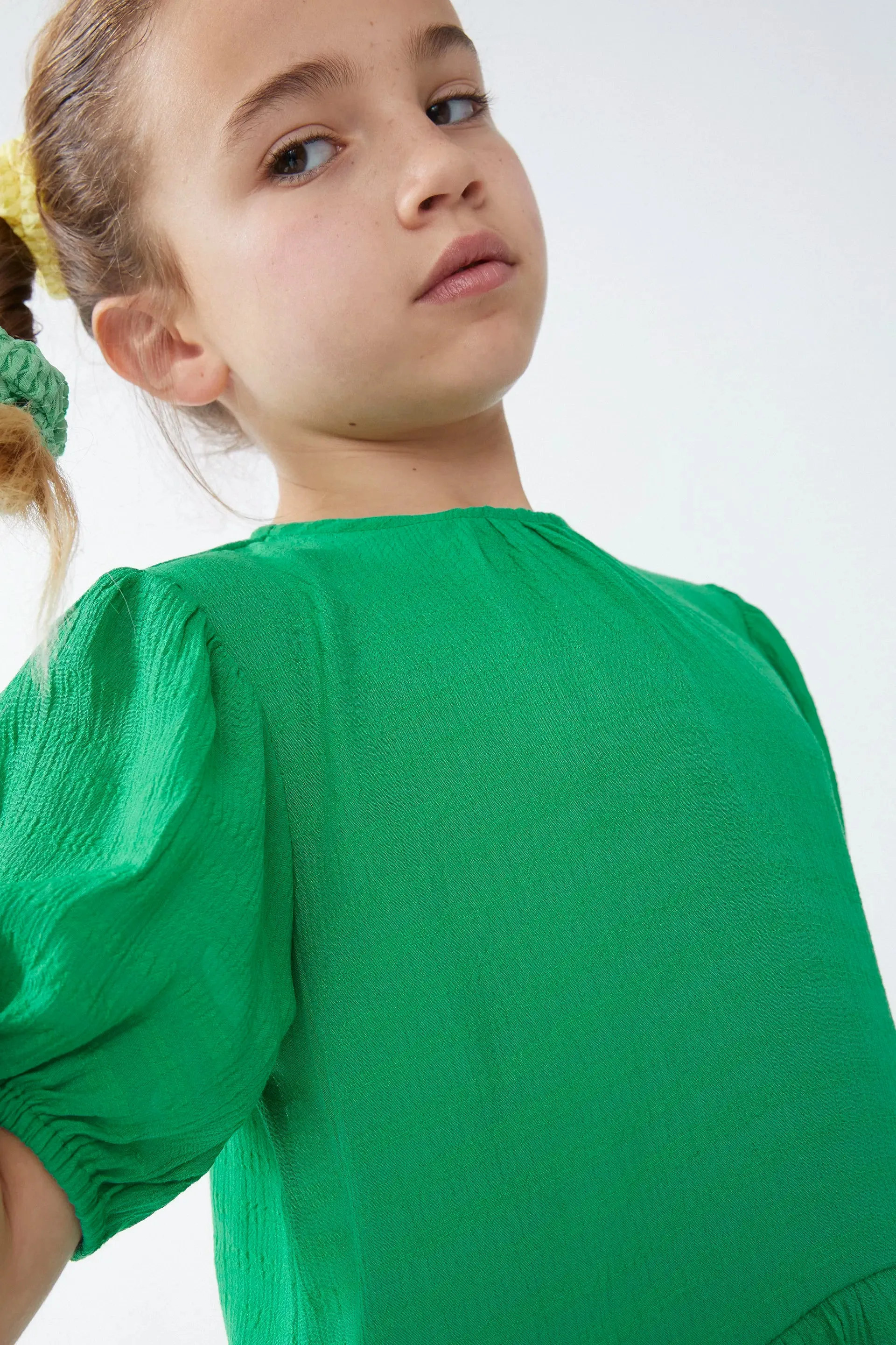 Top de niña volante verde sold by Compania Fantasica product image thumbnail 3