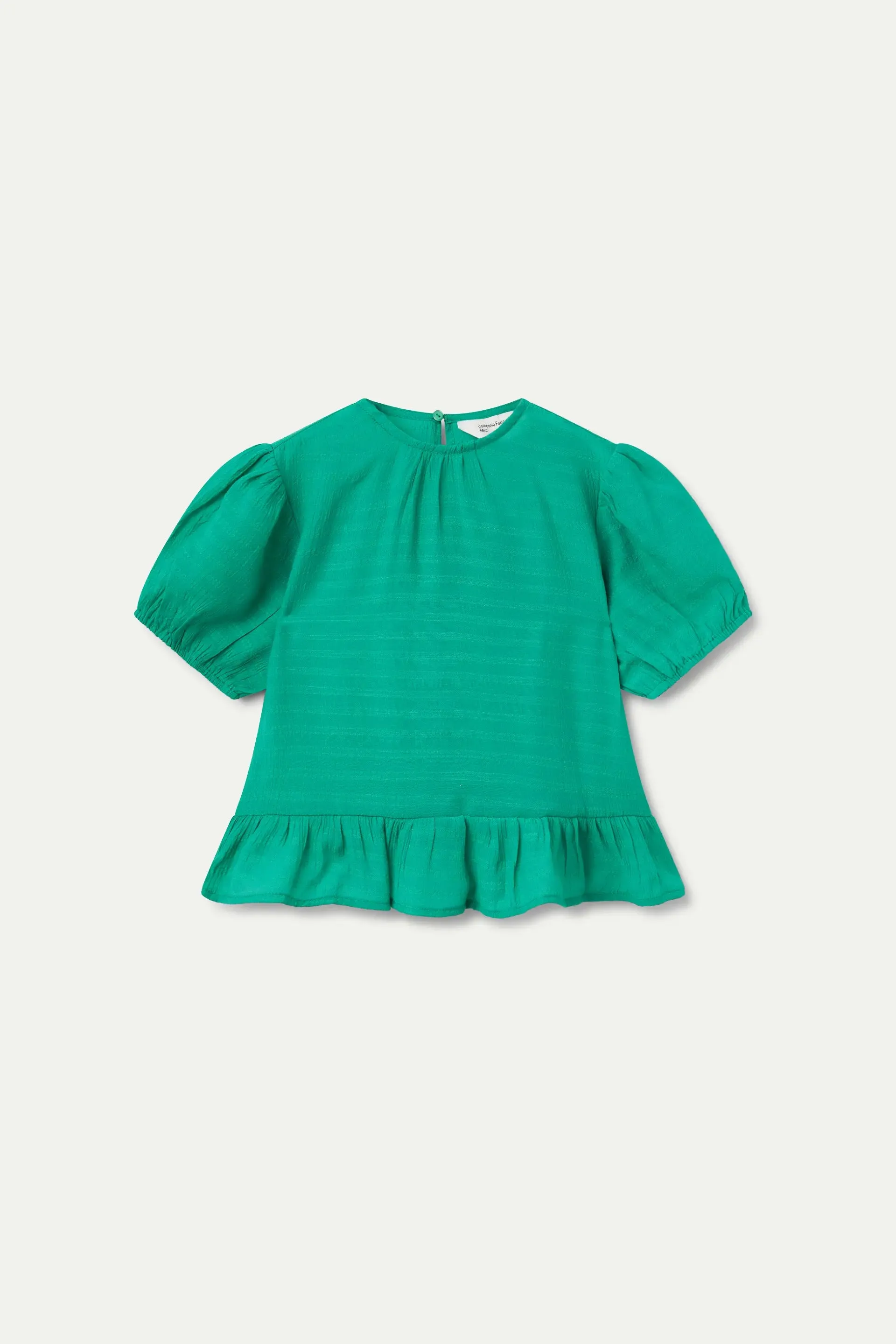 Top de niña volante verde sold by Compania Fantasica product image thumbnail 2