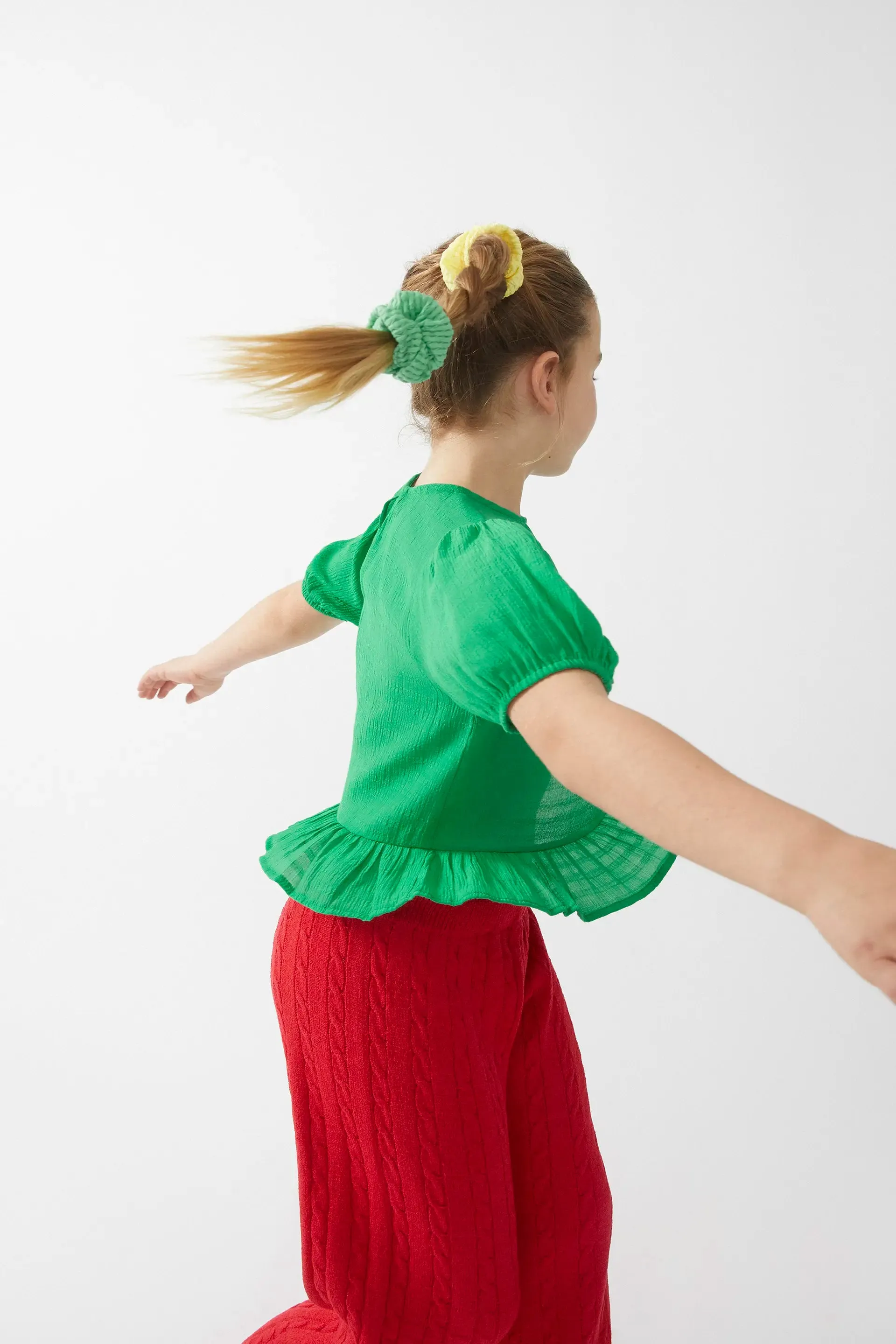 Top de niña volante verde sold by Compania Fantasica product image thumbnail 5