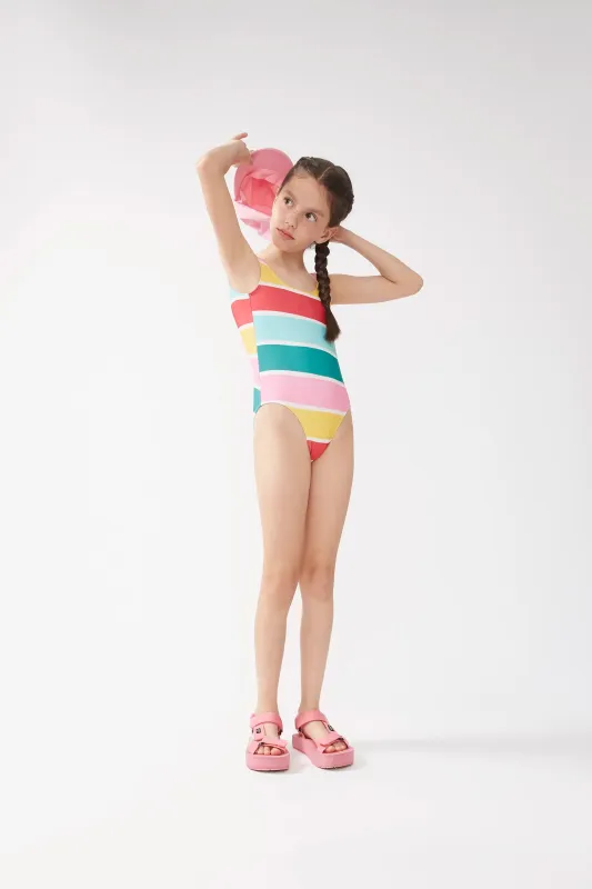 Bañador de niña estampado Colour Wave sold by Compania Fantasica