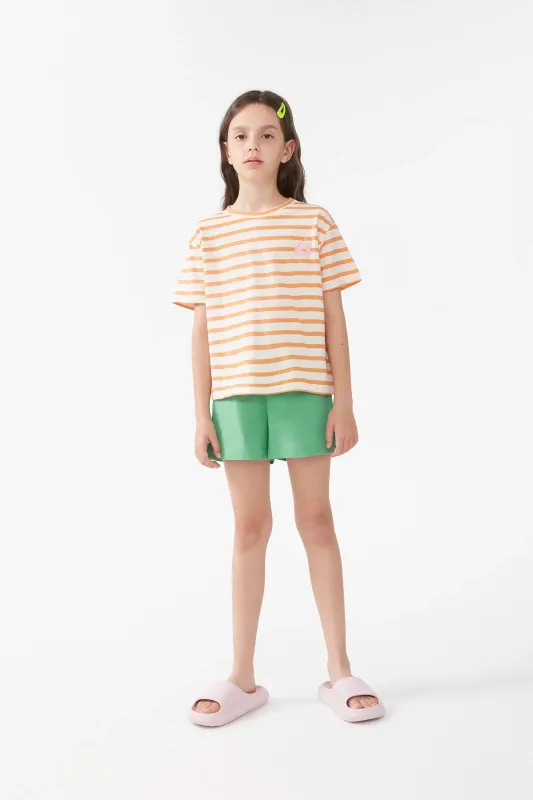 Camiseta unisex rayas naranjas sold by Compania Fantasica