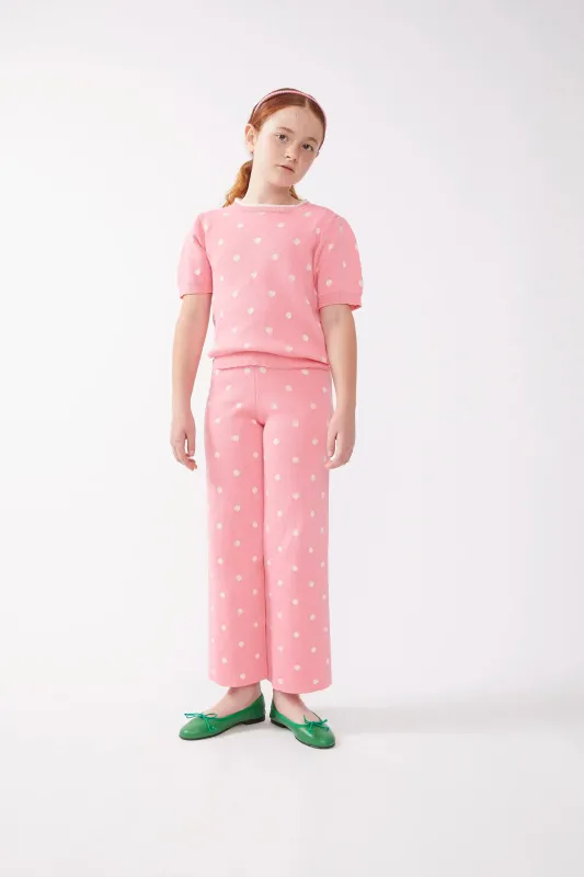 Pantalón unisex lunares rosa sold by Compania Fantasica