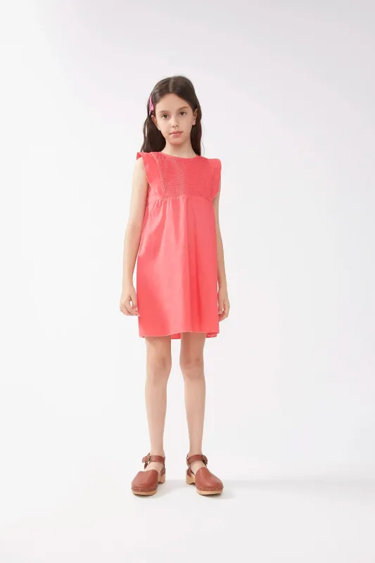 Vestido corto de niña fucsia sold by Compania Fantasica