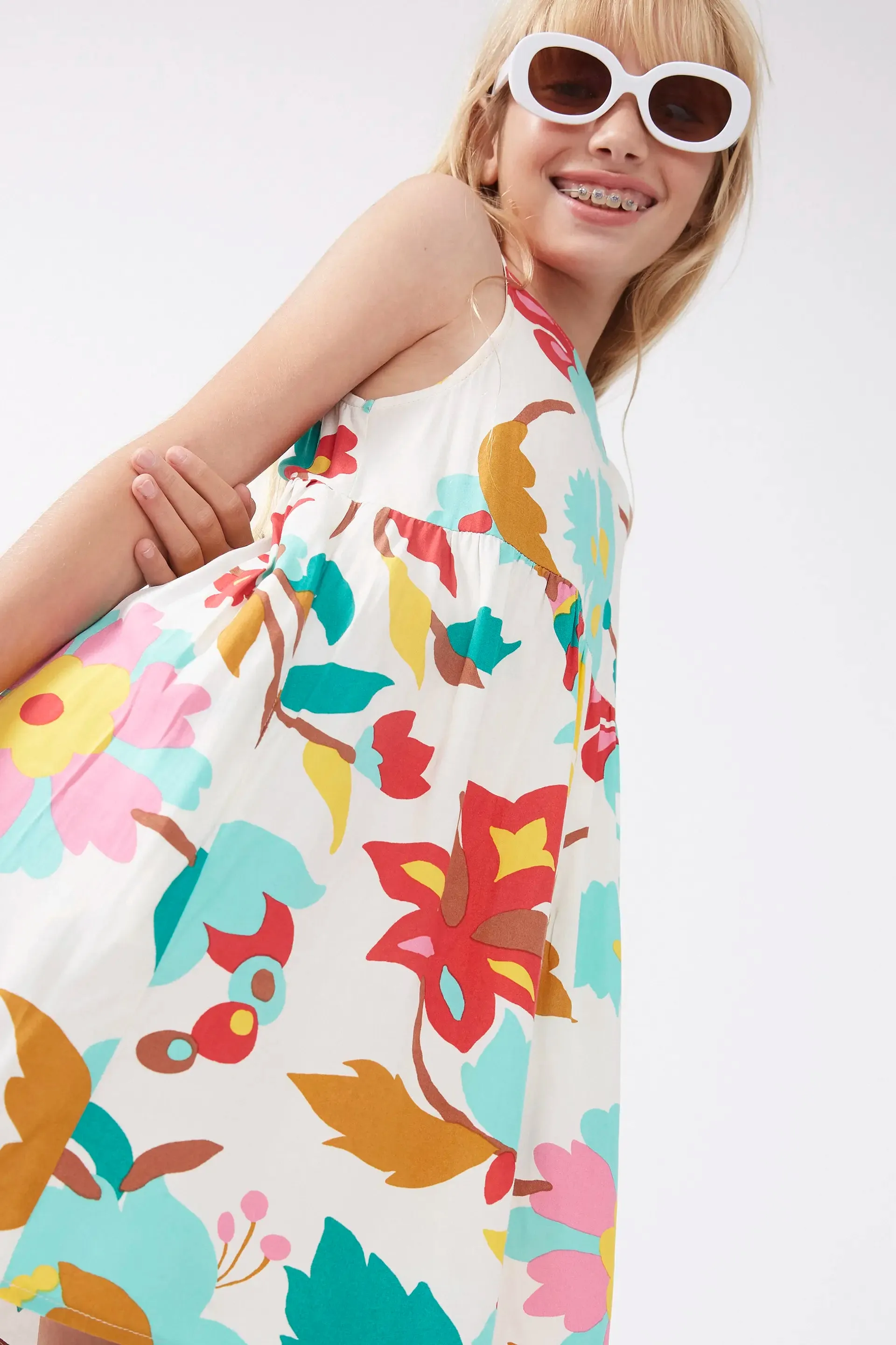 Vestido corto de niña estampado Nenufar sold by Compania Fantasica product image thumbnail 4