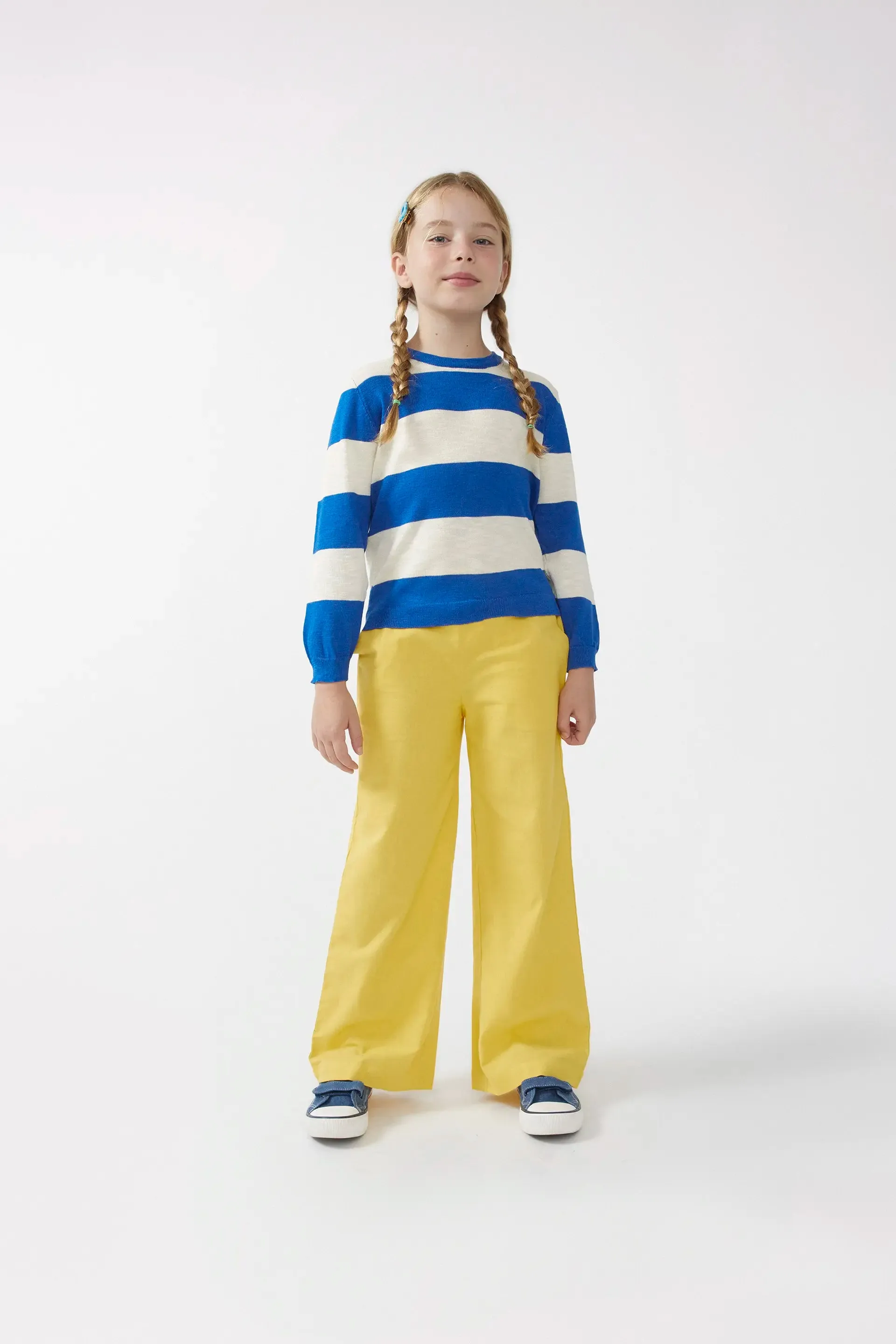 Jersey unisex estampado de rayas azules sold by Compania Fantasica