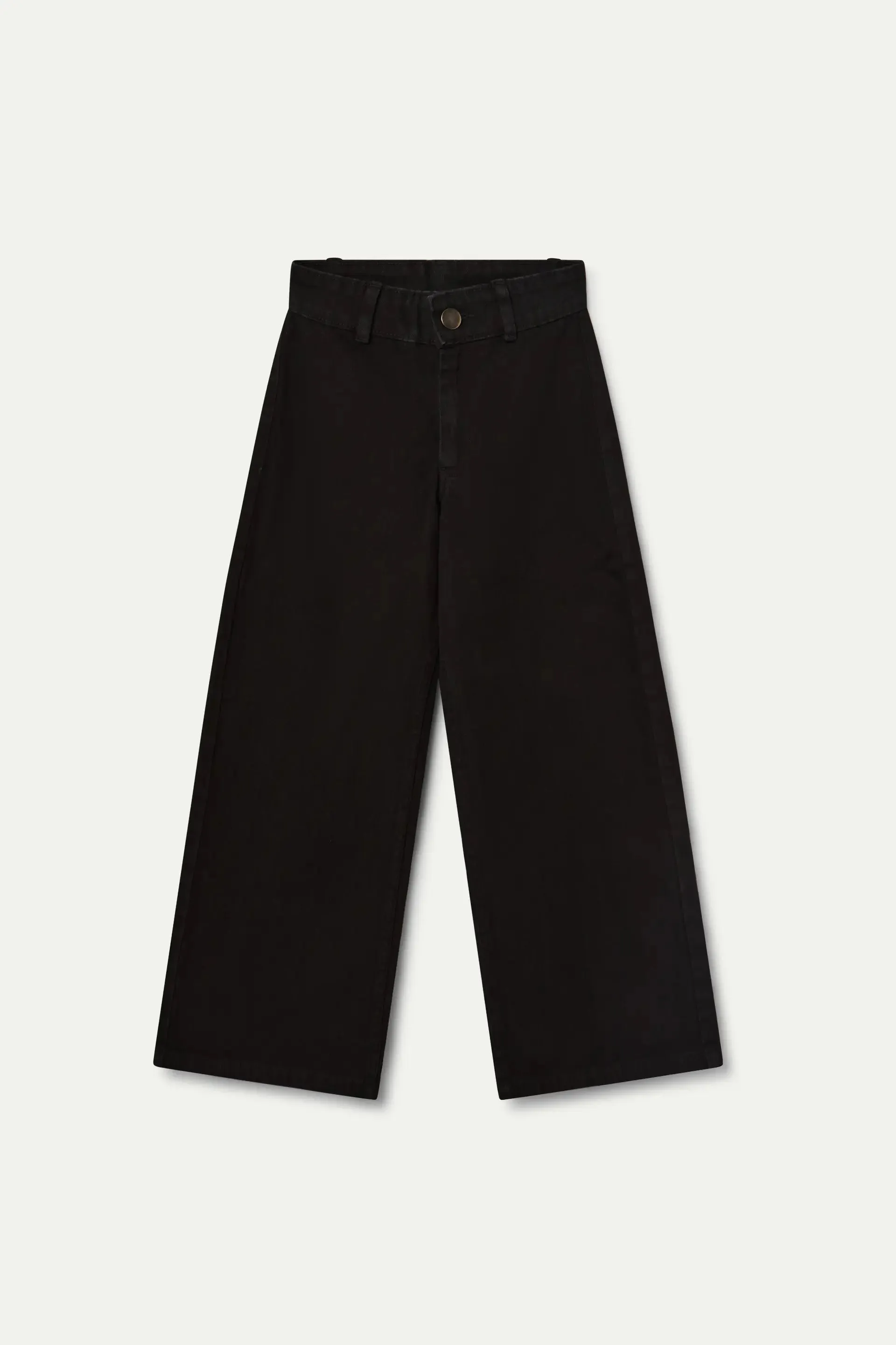 Pantalón vaquero negro de niña con detalle de fresa en bolsillos sold by Compania Fantasica product image thumbnail 2