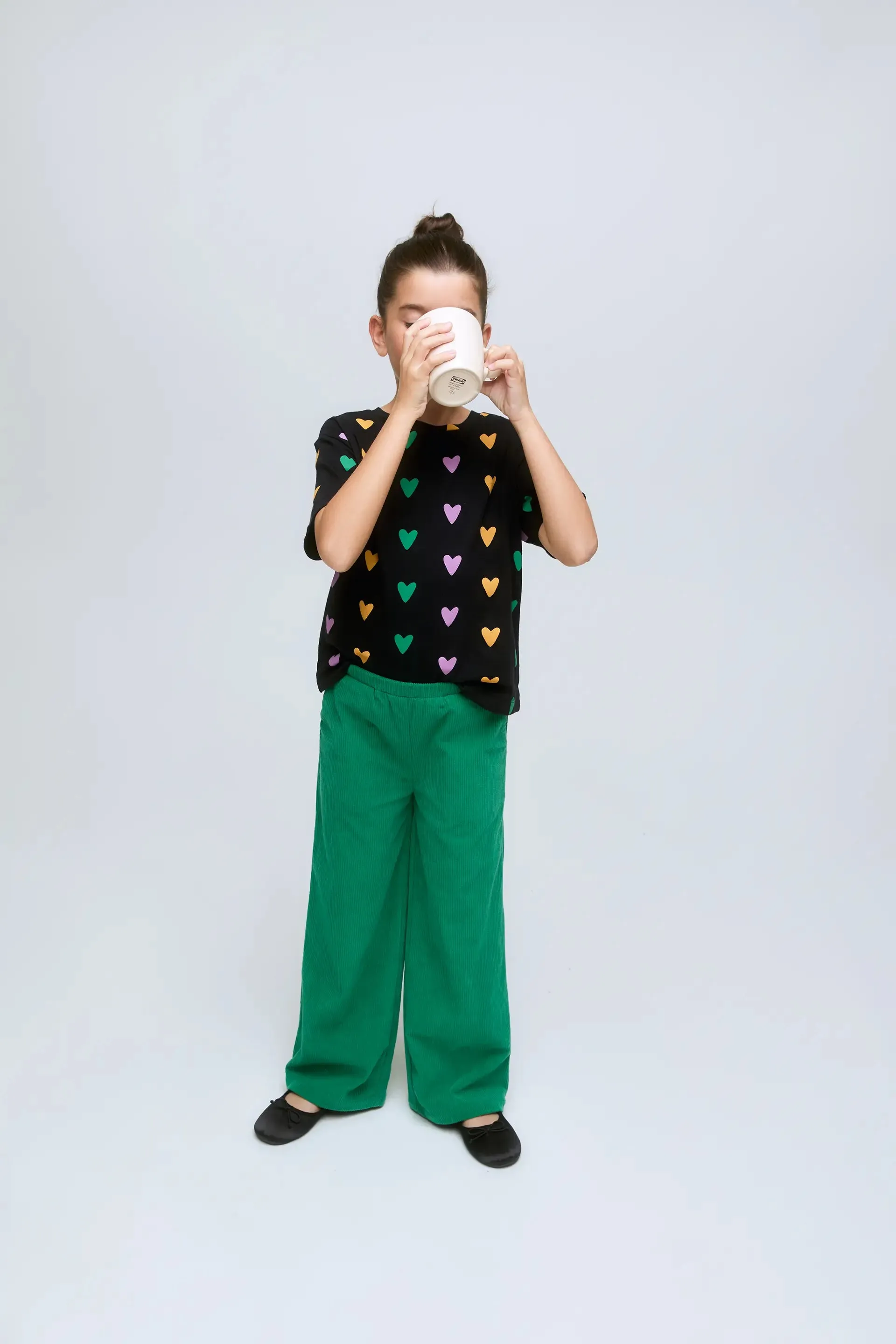 Pantalón de niña de pana verde sold by Compania Fantasica product image thumbnail 4