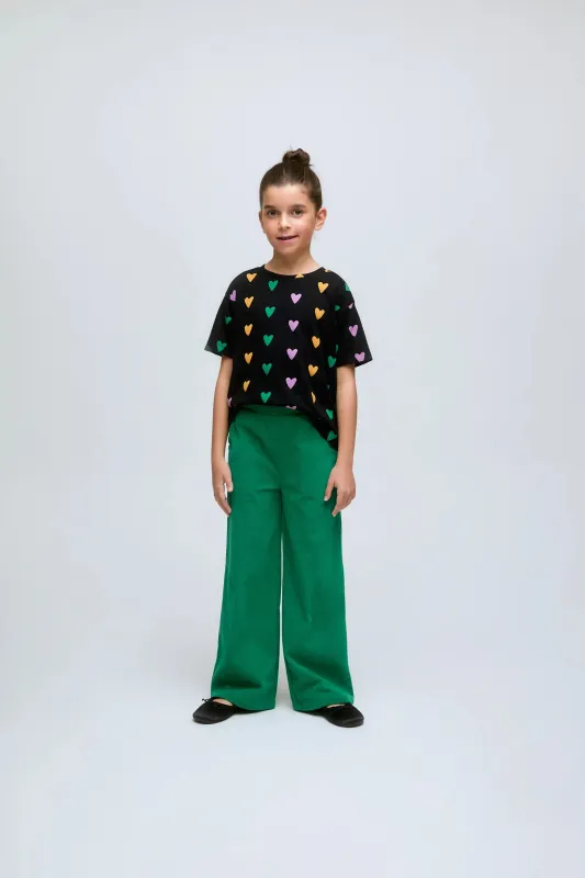 Pantalón de niña de pana verde sold by Compania Fantasica
