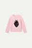 Jersey de niña de punto rosa con print de fresa sold by Compania Fantasica