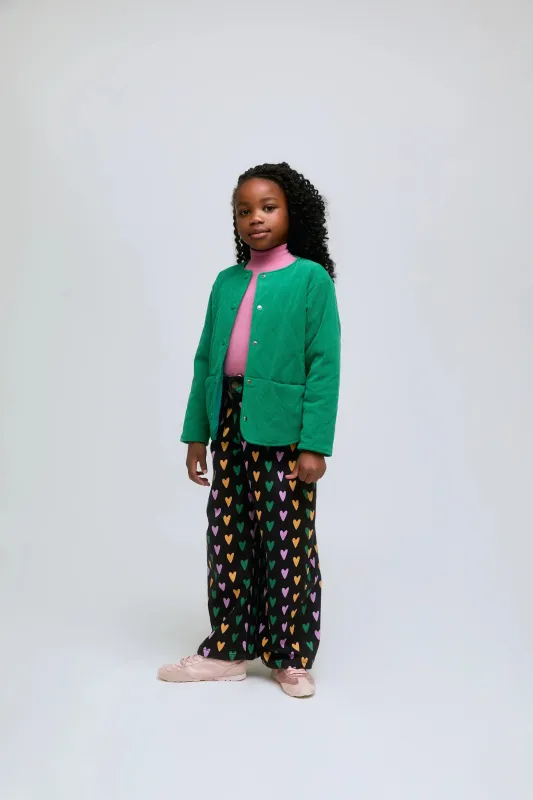 Pantalón negro de niña con estampado Cupido Lines sold by Compania Fantasica