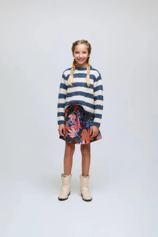 Falda corta de niña con estampado floral Tigerlilly sold by Compania Fantasica