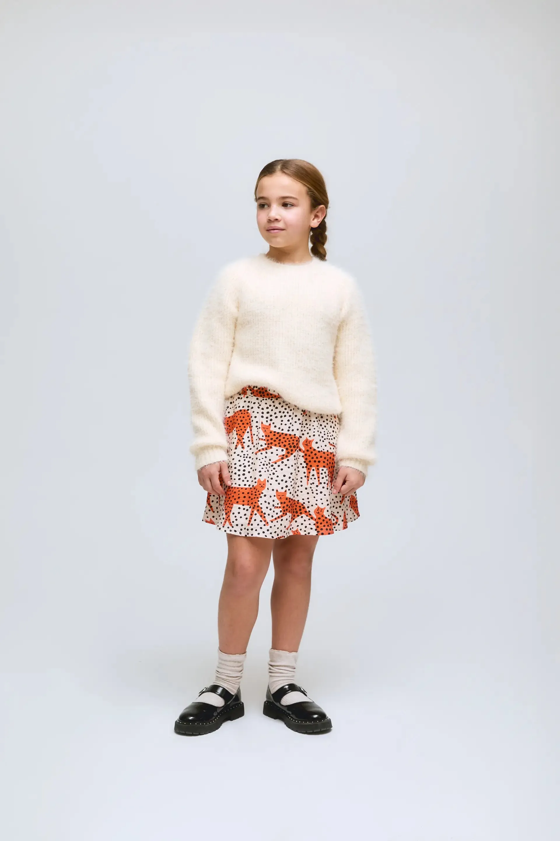 Falda corta de niña con estampado Tano sold by Compania Fantasica