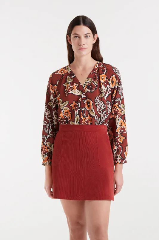 Camisa crepé ligero con estampado Daisy sold by Compania Fantasica