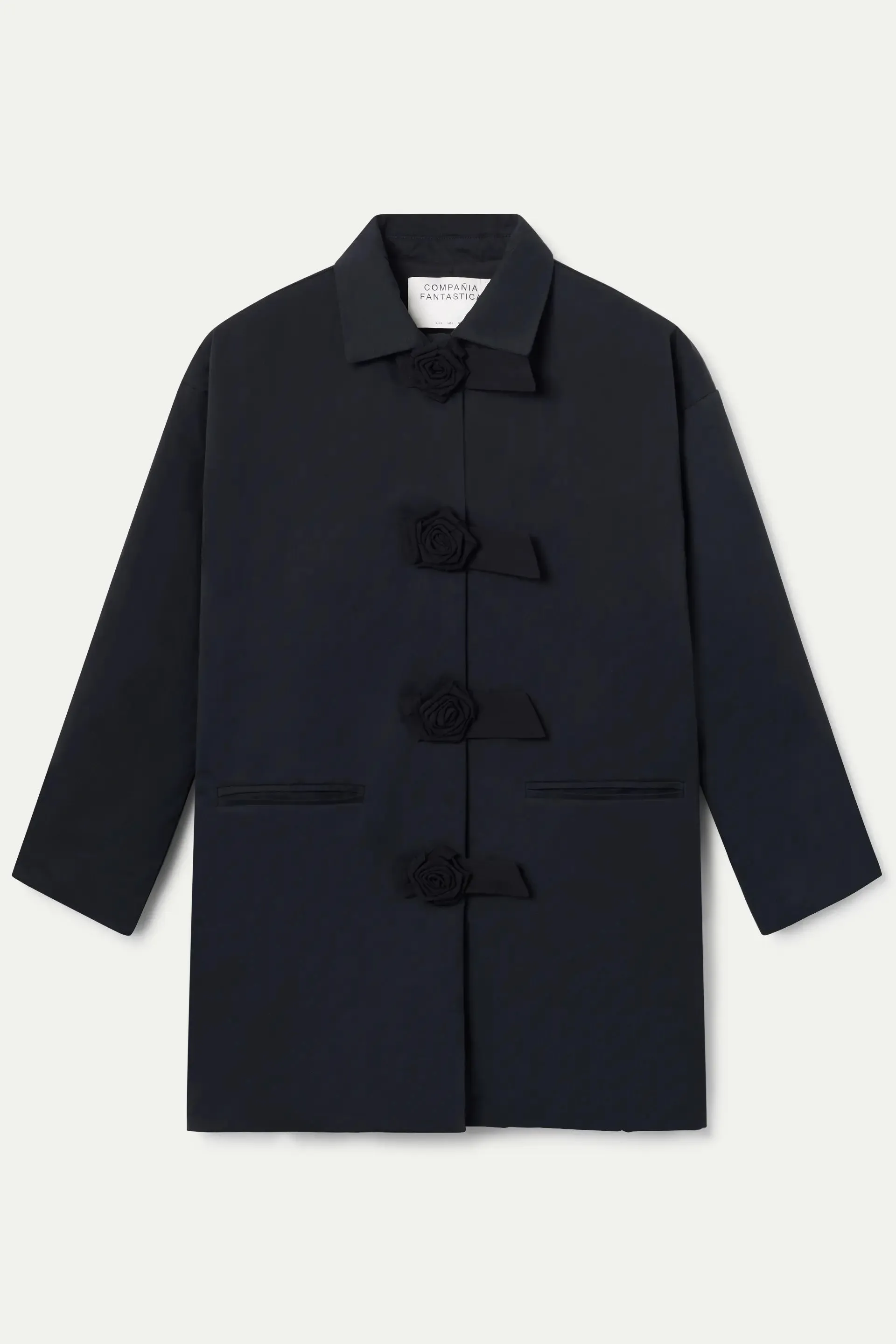 Abrigo midi negro sold by Compania Fantasica product image thumbnail 2