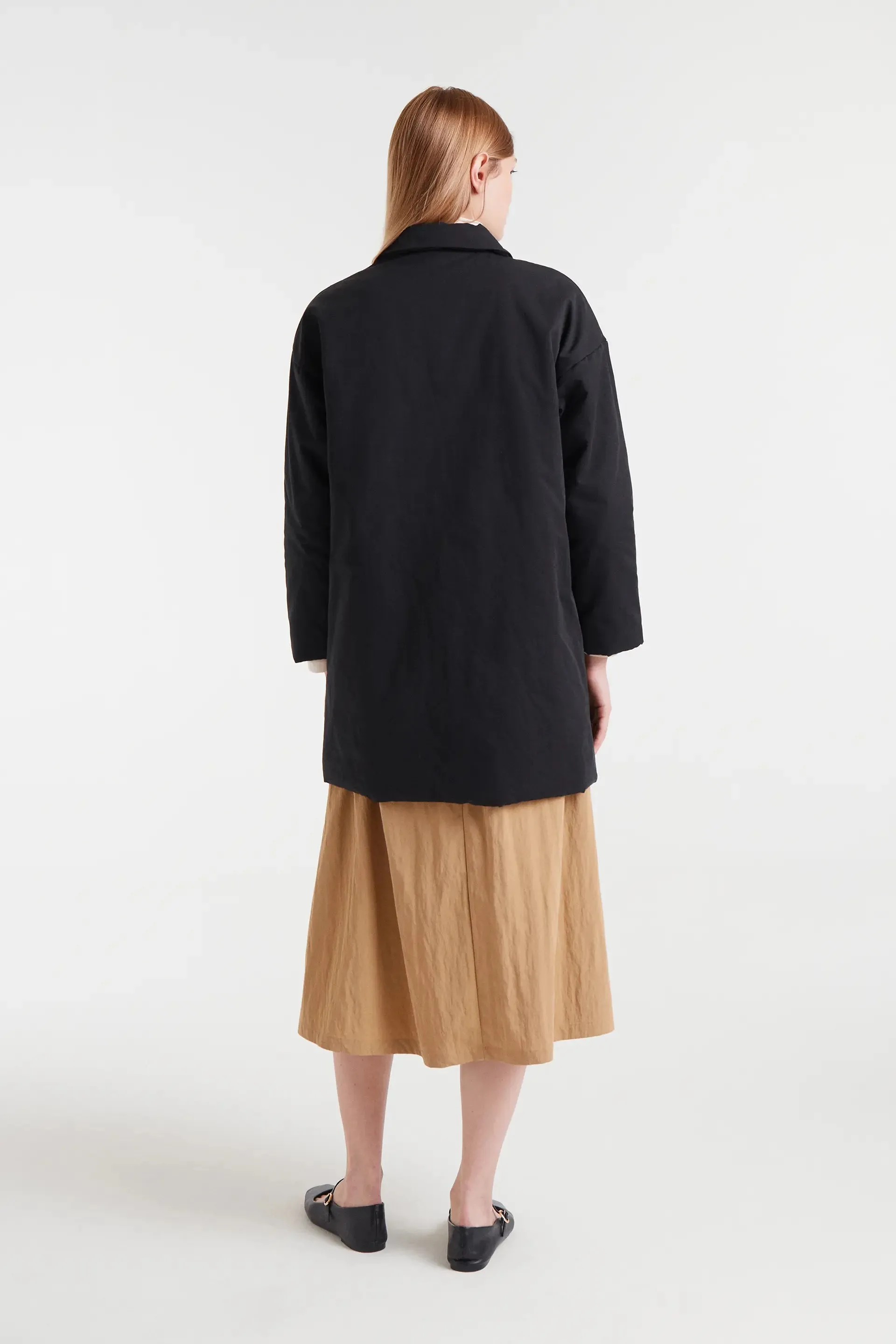 Abrigo midi negro sold by Compania Fantasica product image thumbnail 3