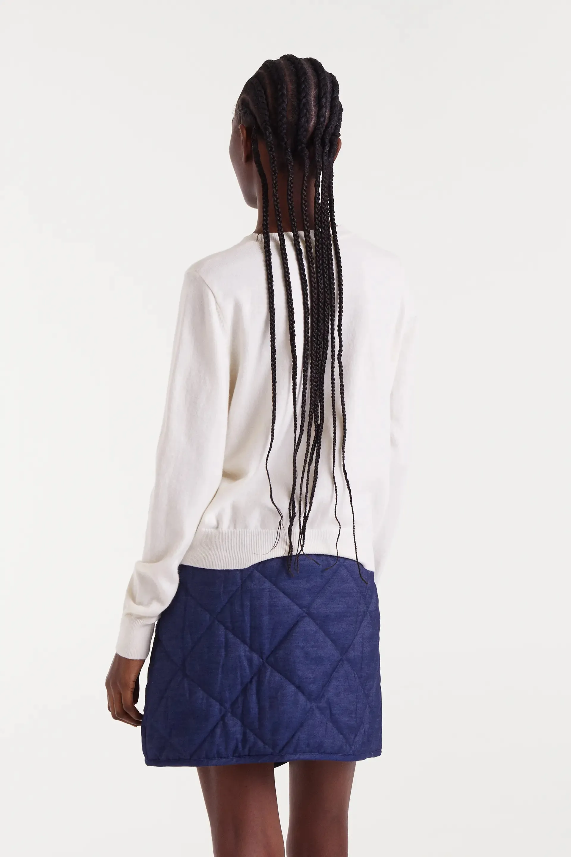 Cárdigan punto con detalle de corazones blanco sold by Compania Fantasica product image thumbnail 3