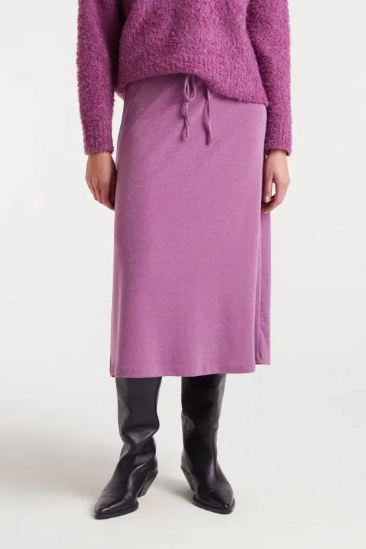 Falda midi lila sold by Compania Fantasica