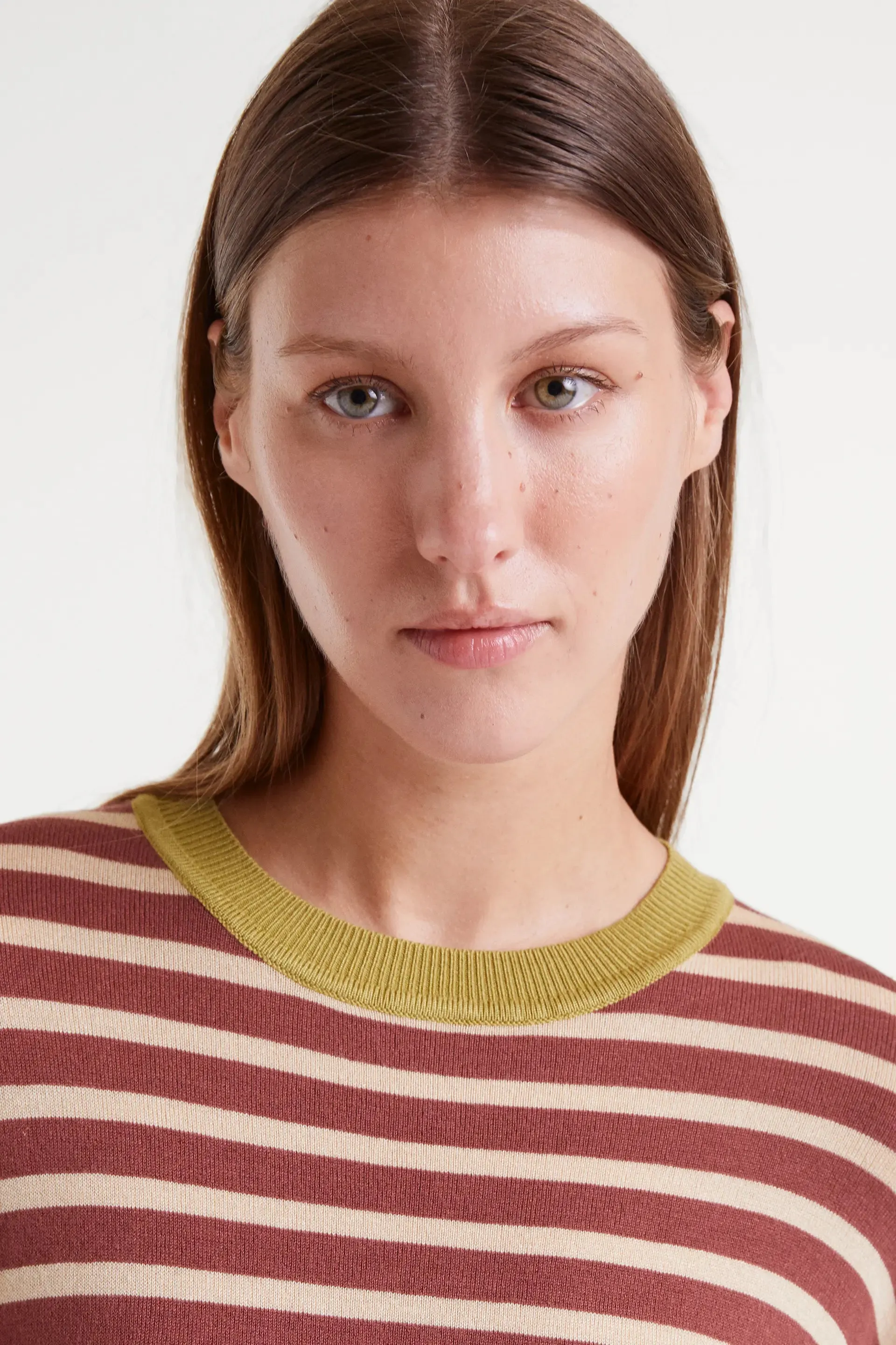 Jersey punto de rayas marrón y blanco sold by Compania Fantasica product image thumbnail 4