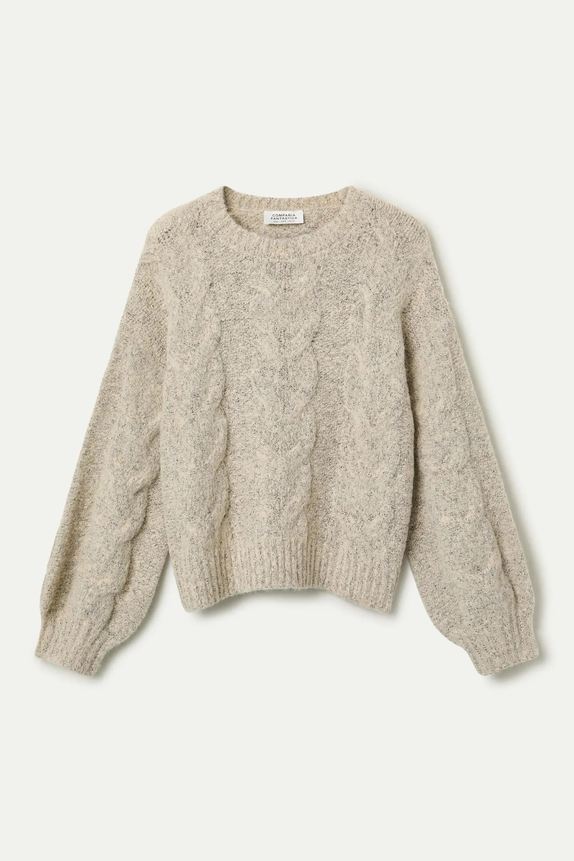 Jersey de punto encadenado blanco sold by Compania Fantasica product image thumbnail 2