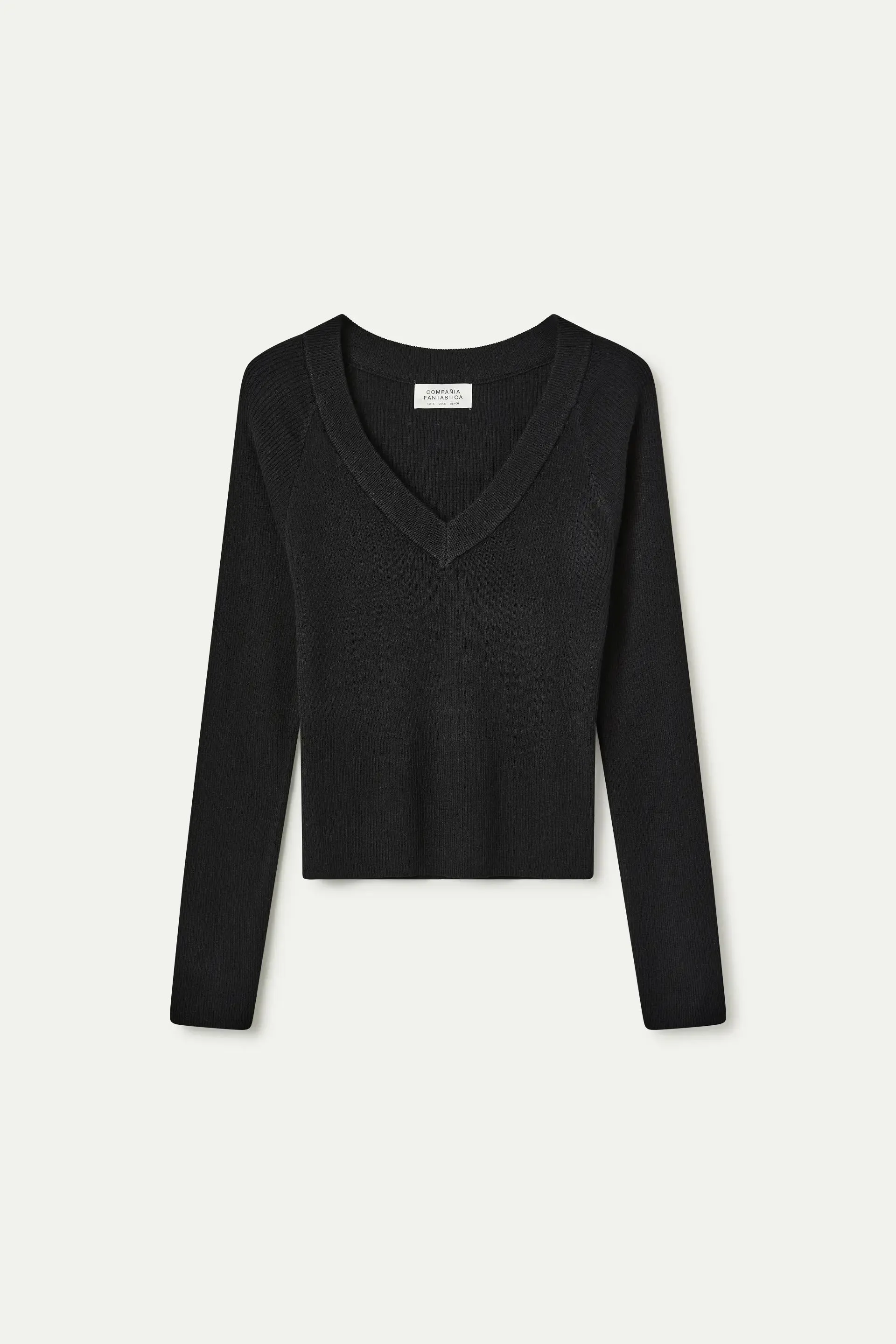 Top punto canalé negro sold by Compania Fantasica product image thumbnail 2