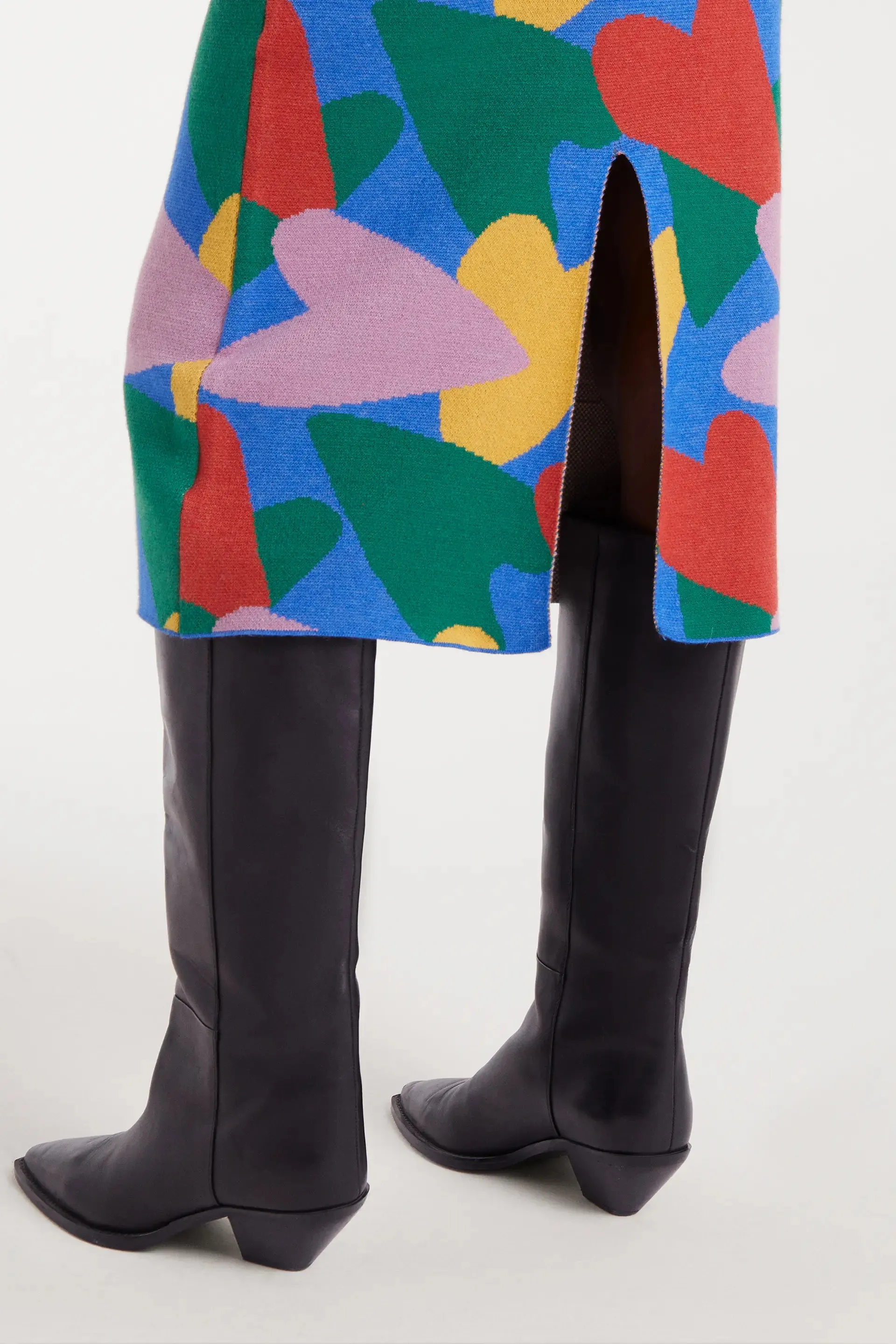 Falda midi de punto con estampado cupido sold by Compania Fantasica product image thumbnail 4