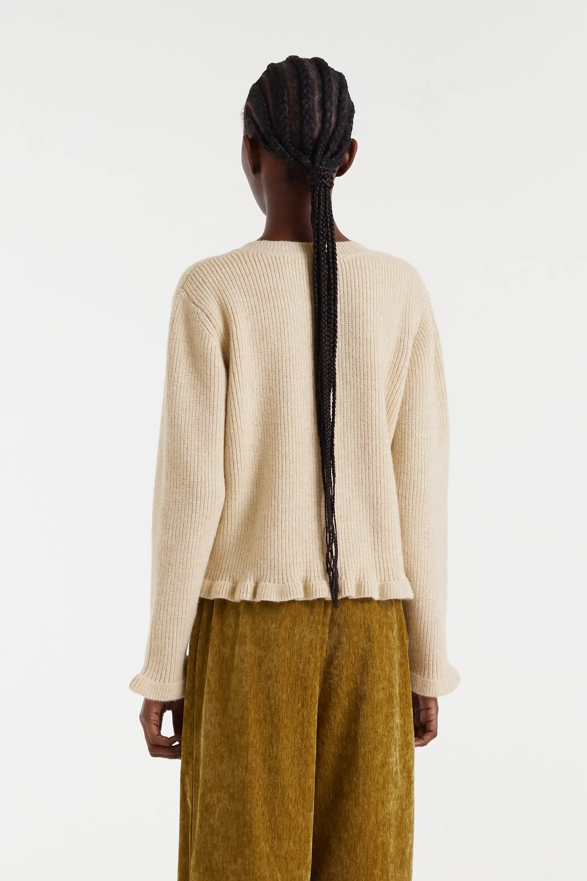 Cárdigan punto beige con detalle de corazones sold by Compania Fantasica product image thumbnail 2