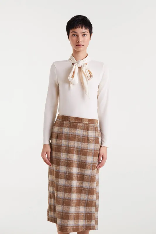 Camiseta lazada manga larga blanco sold by Compania Fantasica