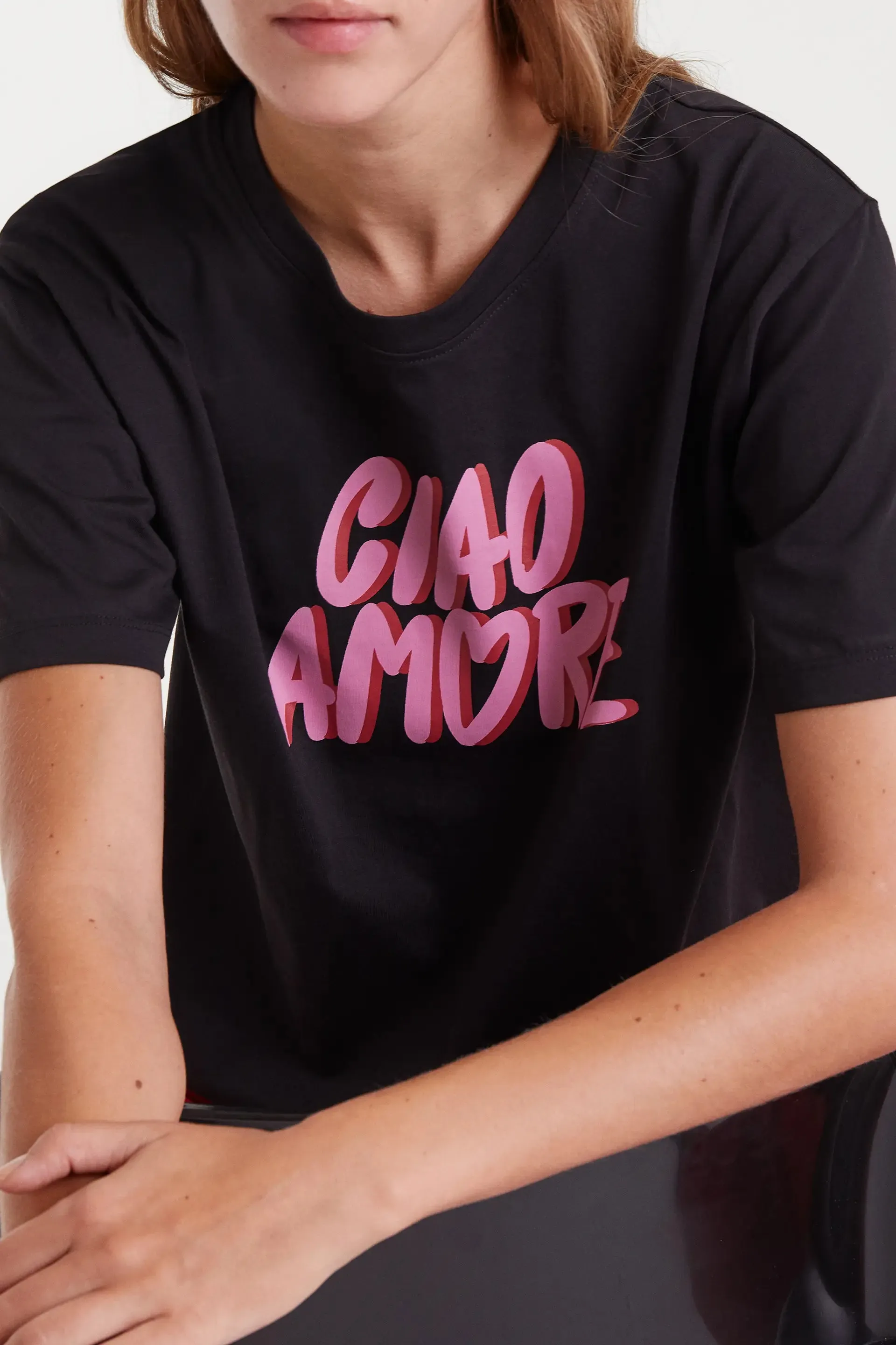 Camiseta 100% algodón con estampado Ciao Amore sold by Compania Fantasica product image thumbnail 4