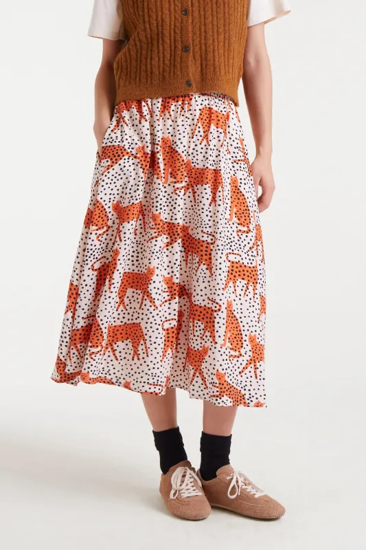 Falda midi con estampado Tano sold by Compania Fantasica