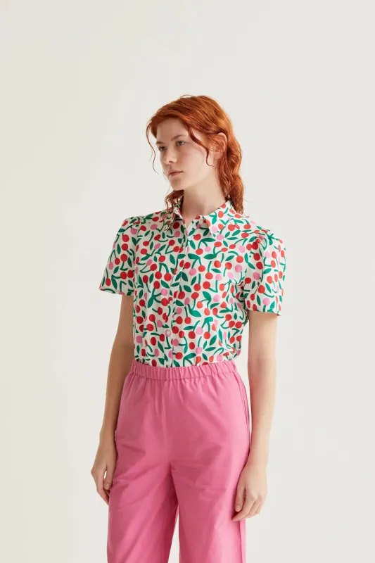 Camisa con estampado Guinda made by Compania Fantasica