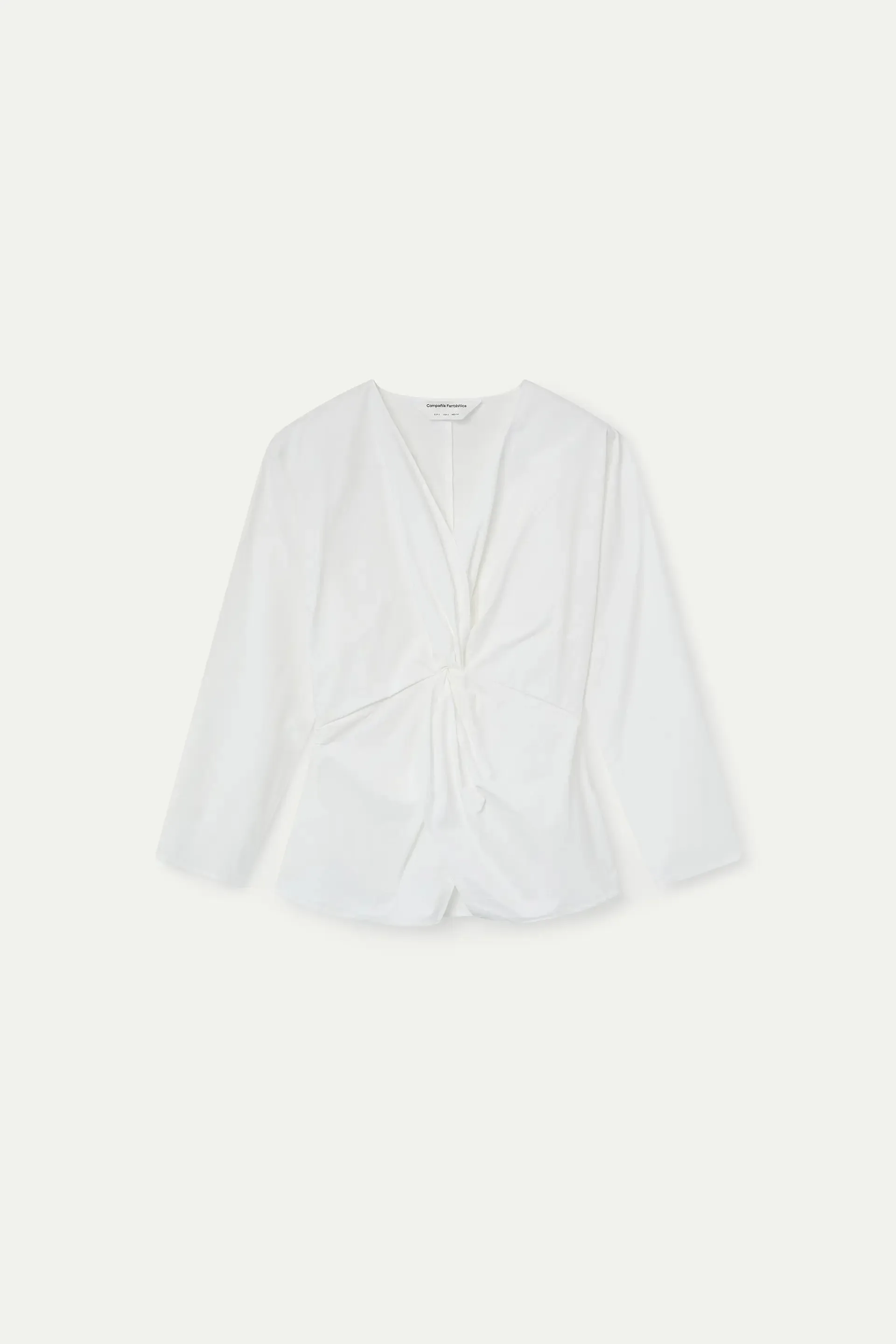Top drapeado blanco sold by Compania Fantasica product image thumbnail 2