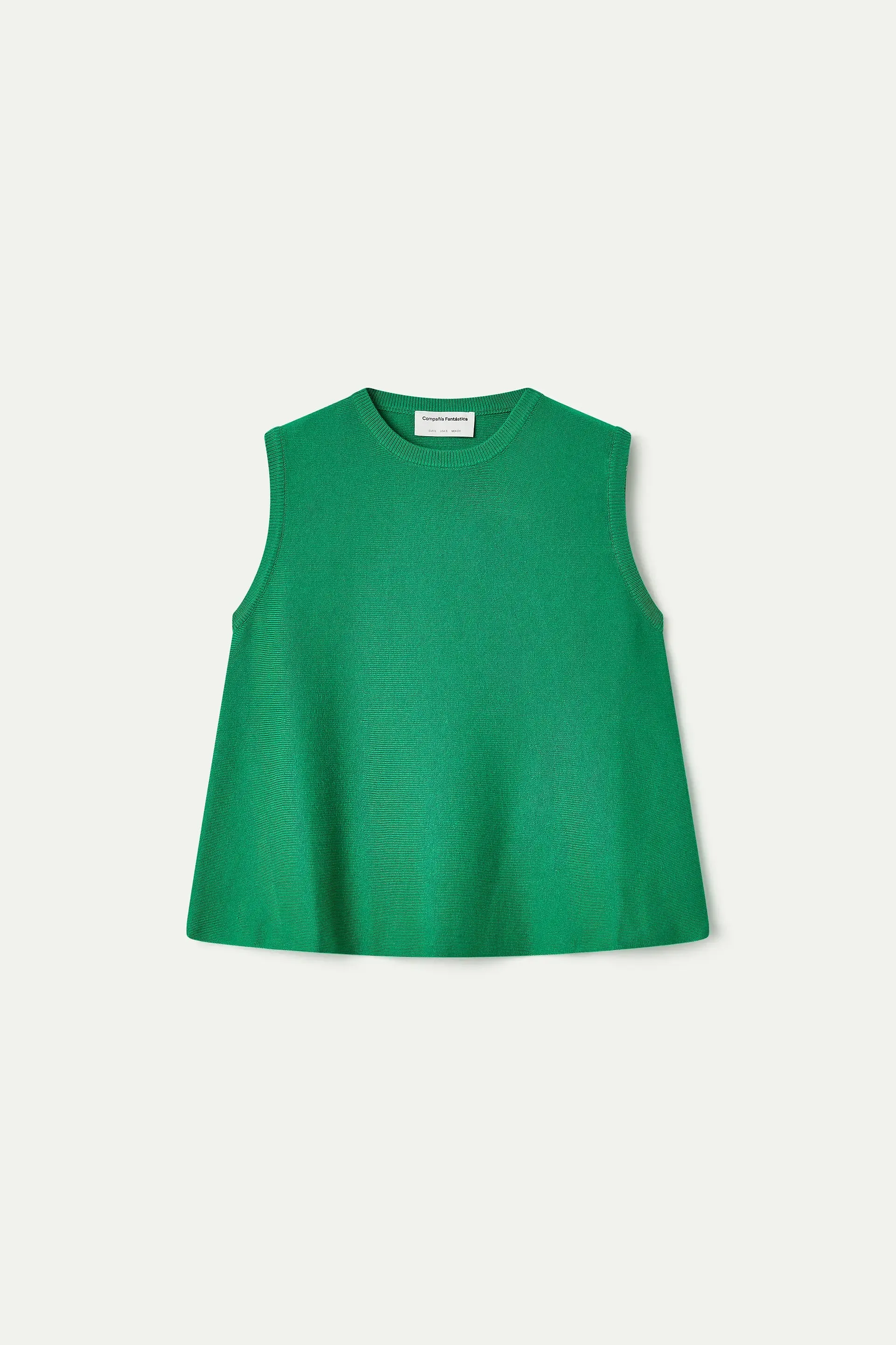 Top básico de punto verde sold by Compania Fantasica product image thumbnail 2