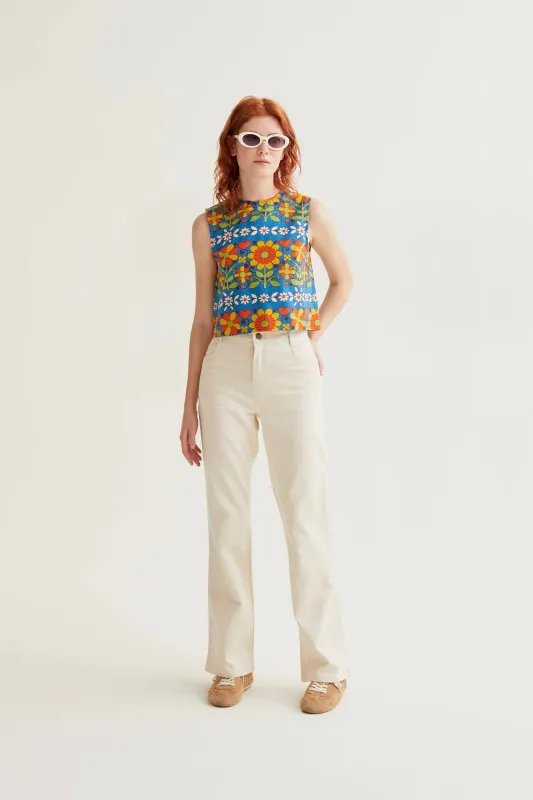 Pantalón vaquero blanco made by Compania Fantasica